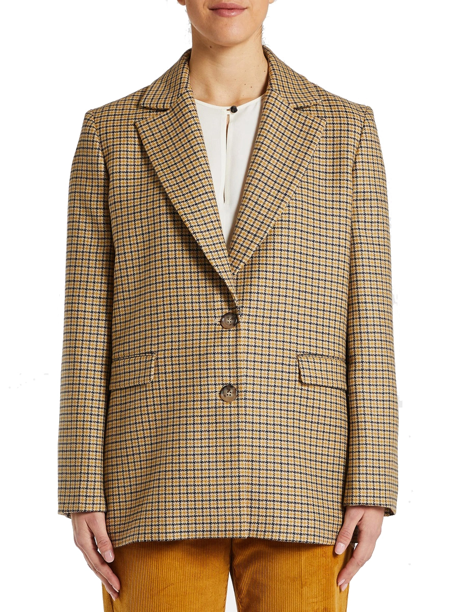 BLAZER IN LANA DONNA BEIGE