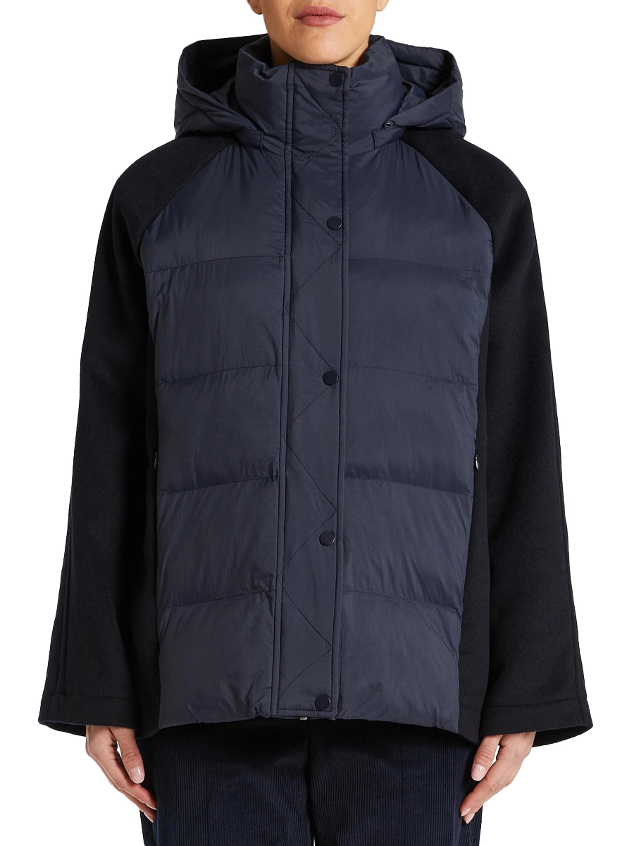 CAPPOTTO CORTO CON IMBOTTITURA DONNA BLU