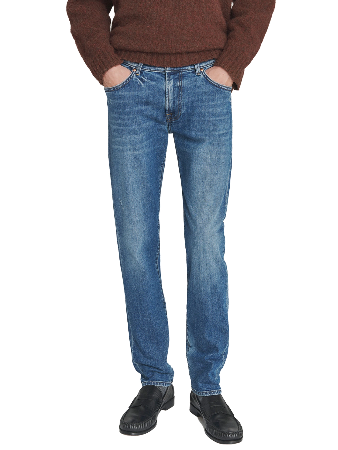 JEANS REGULAR CON TASCHE UOMO BLU JEANS