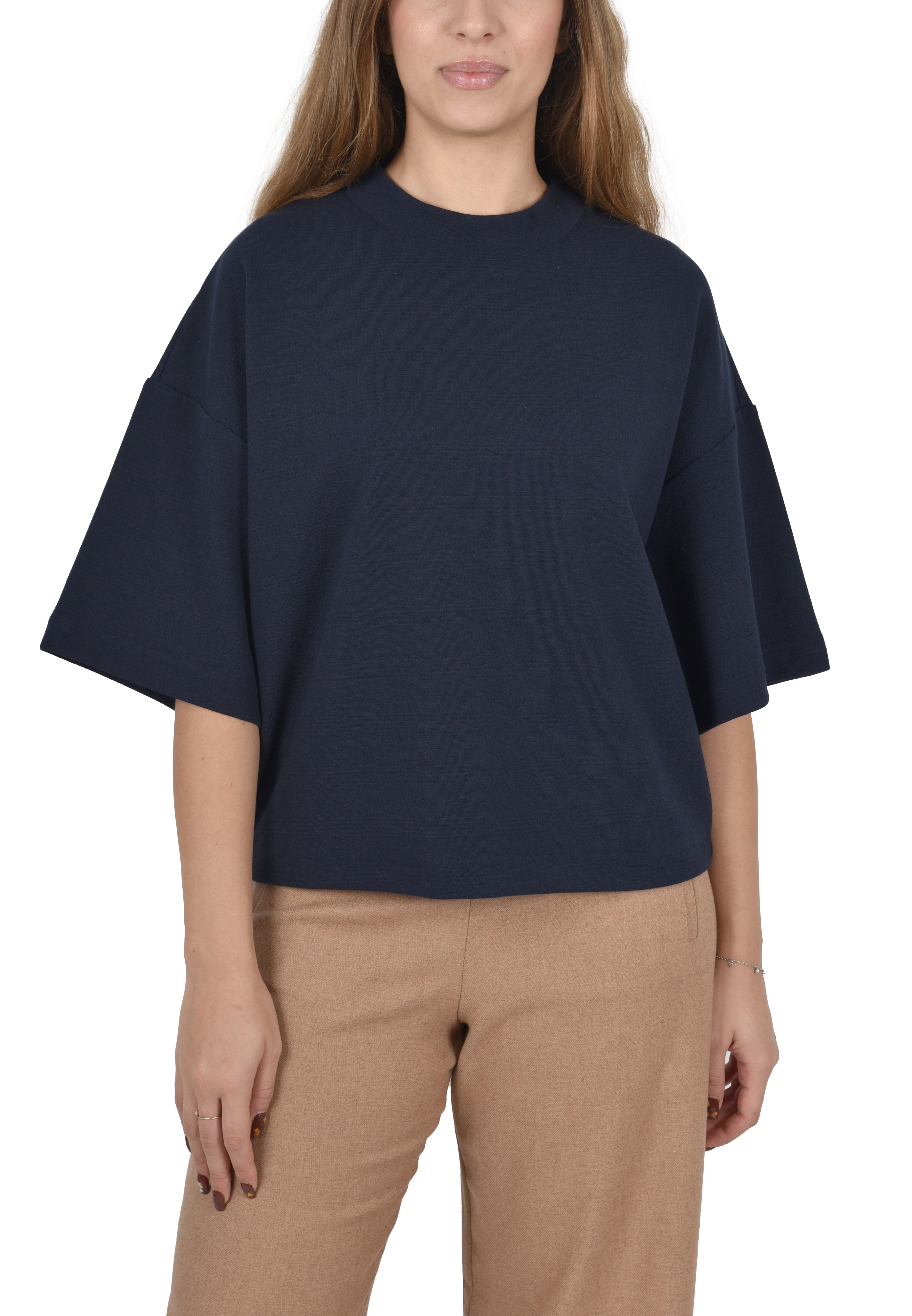 T-shirt Corta Manica Aletta Costina Viscosa - Prima Eleganza - Foto 9