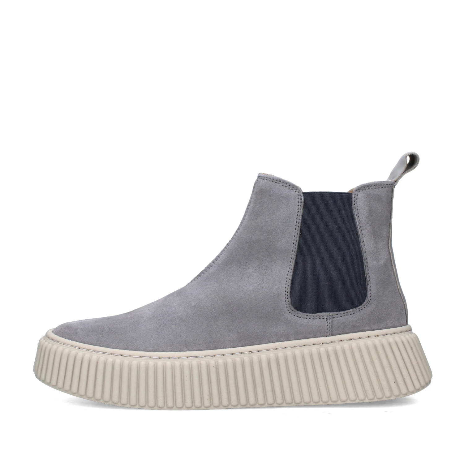 STIVALETTI TACCO BASSO 999-RA DONNA GRIGIO