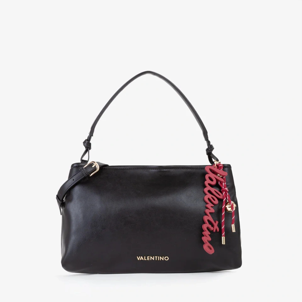 Sac à Main VALENTINO Falak Re Shopping Bag – Couleur Nero (Noir) – Matière Polyuréthane – Neuf Avec étiquettes