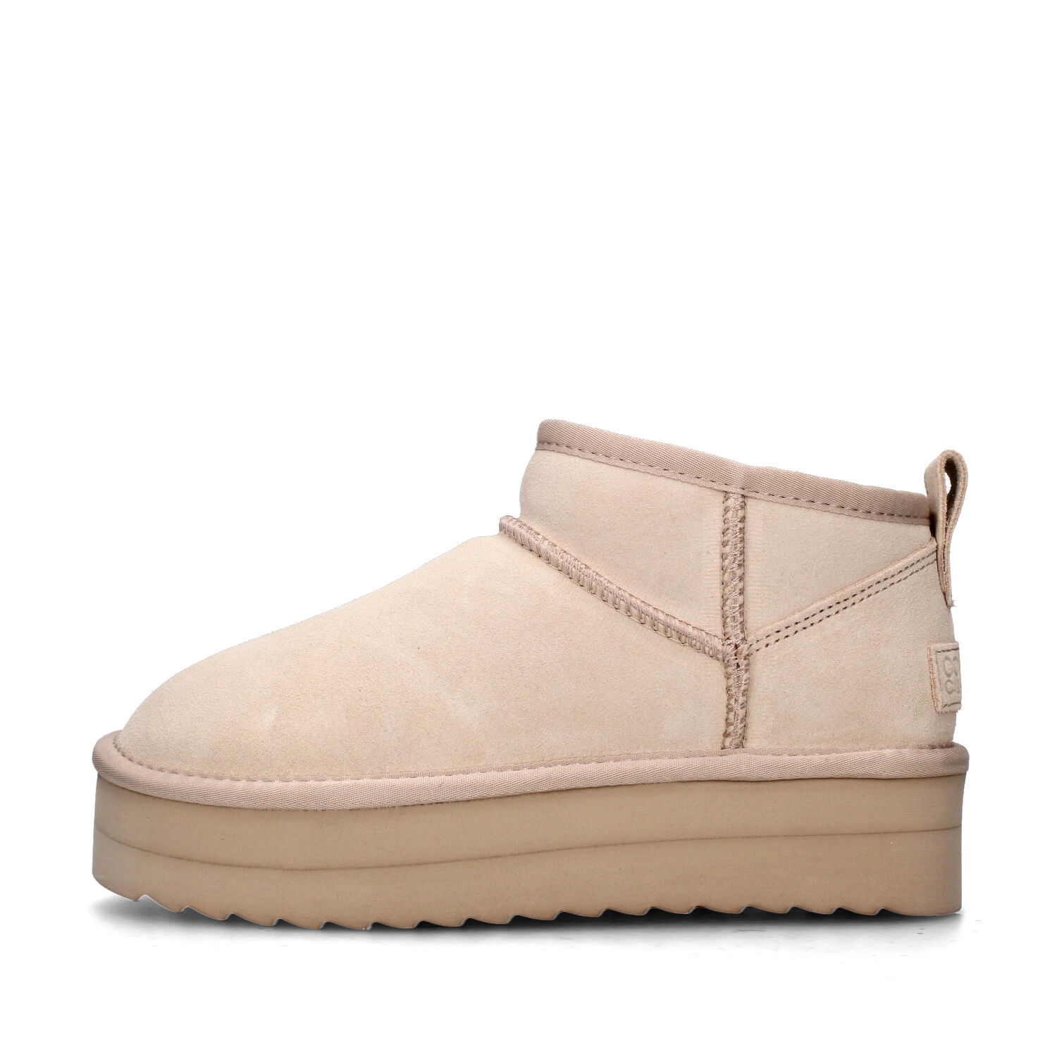 STIVALETTI TACCO BASSO YWPLA01 DONNA BEIGE