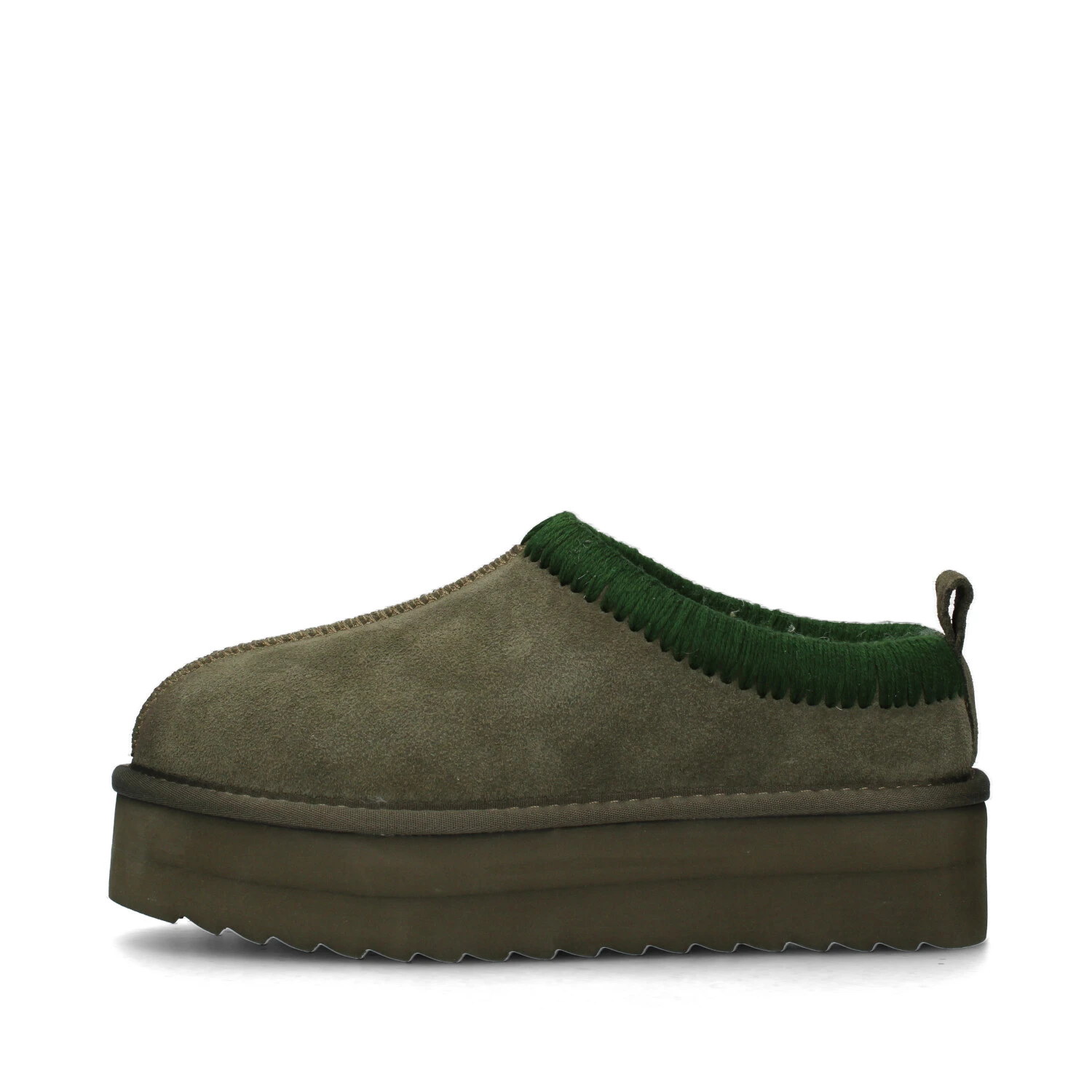 STIVALETTI TACCO BASSO YWPLA13 DONNA VERDE