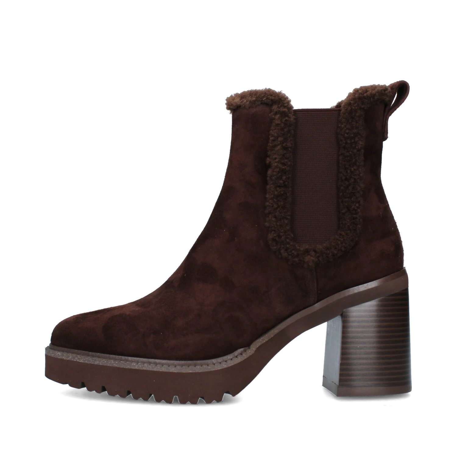 STIVALETTI TACCO ALTO 679969 DONNA MARRONE
