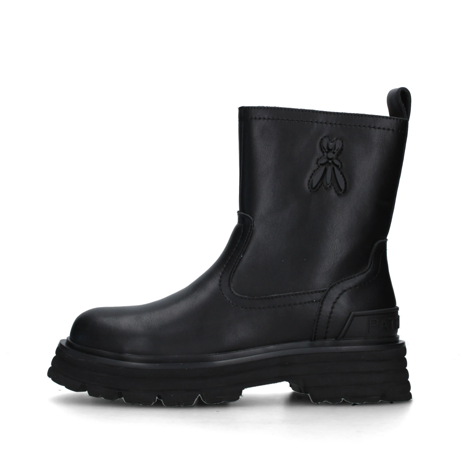 STIVALETTI TACCO BASSO PJ979 DONNA NERO