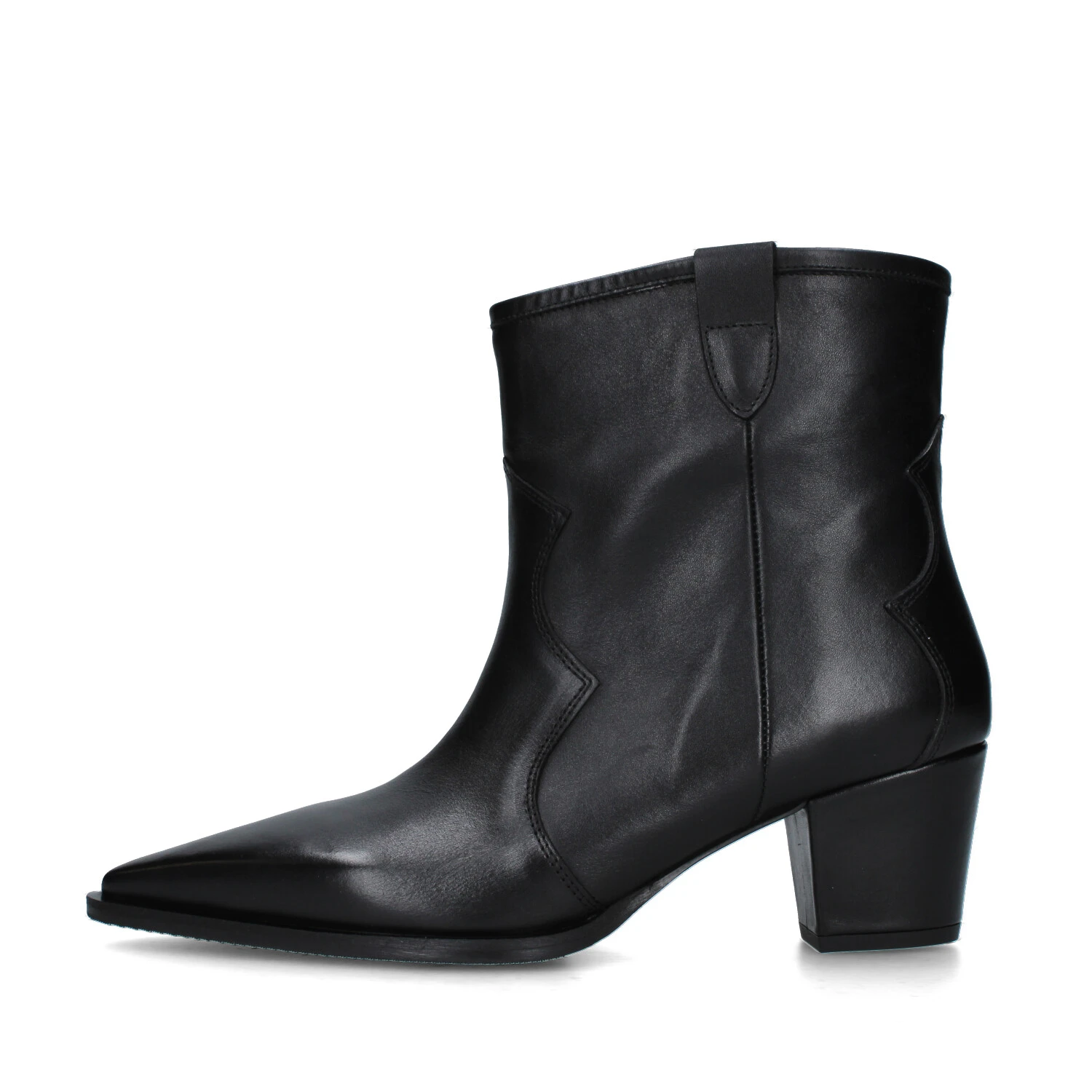 STIVALETTI TACCO ALTO 615 DONNA NERO