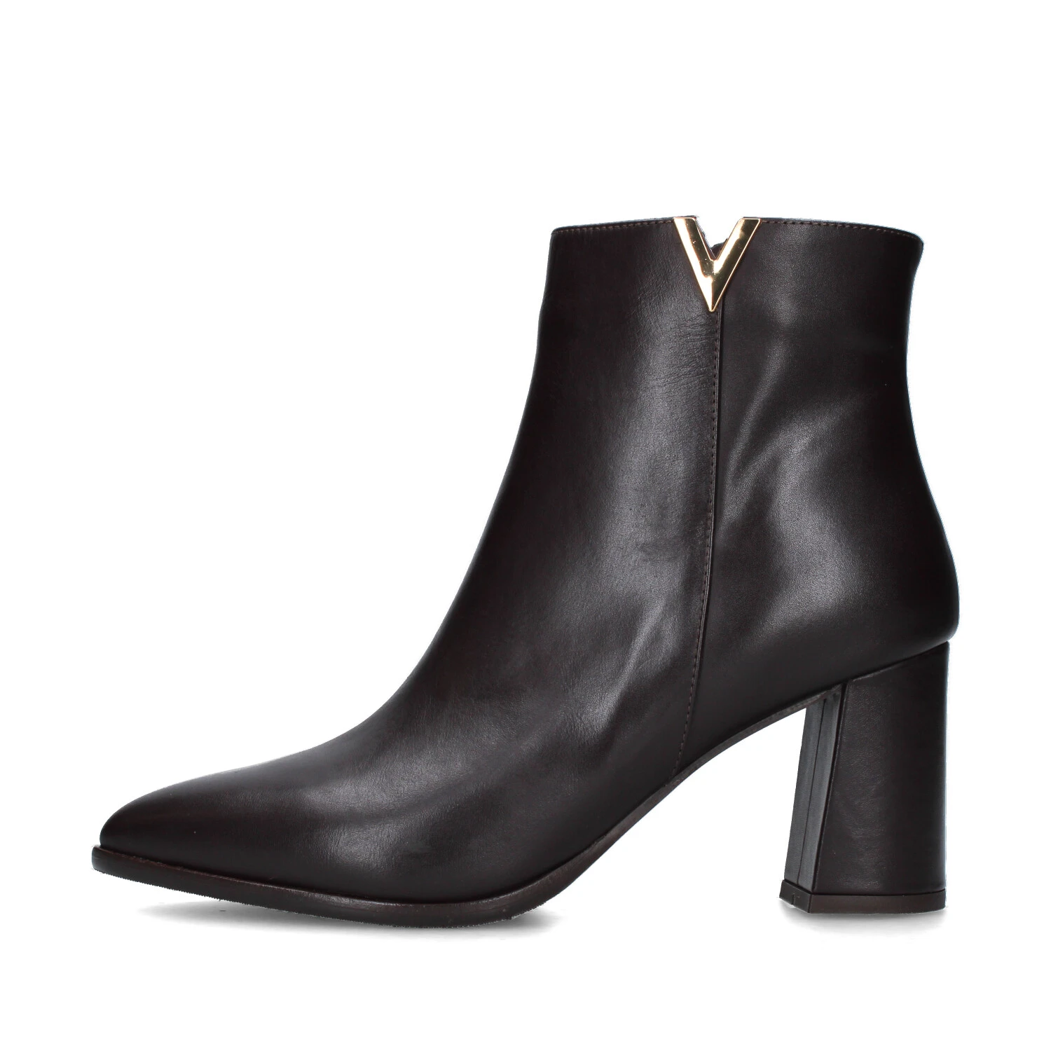 STIVALETTI TACCO ALTO 612 DONNA MARRONE