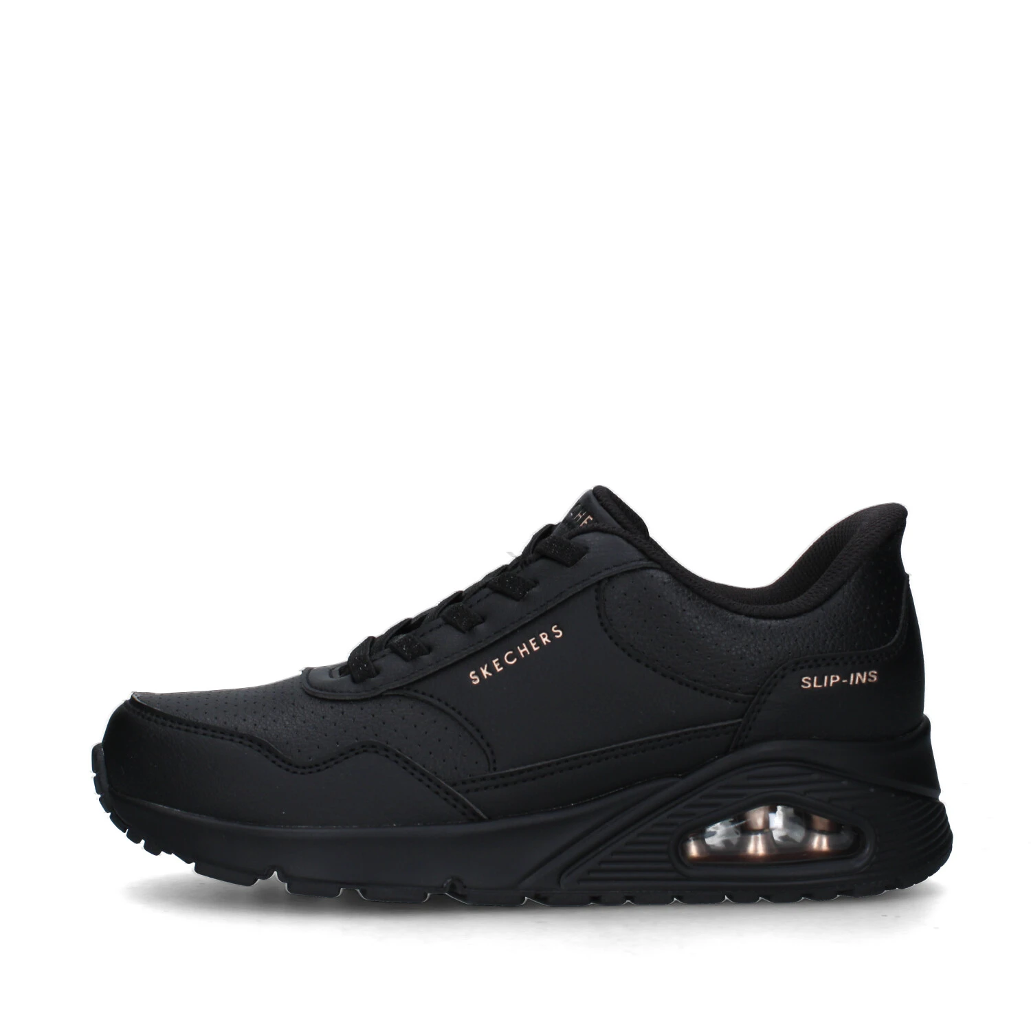 SNEAKERS BASSE UNO - BANKSIA LUXE 177118 DONNA NERO