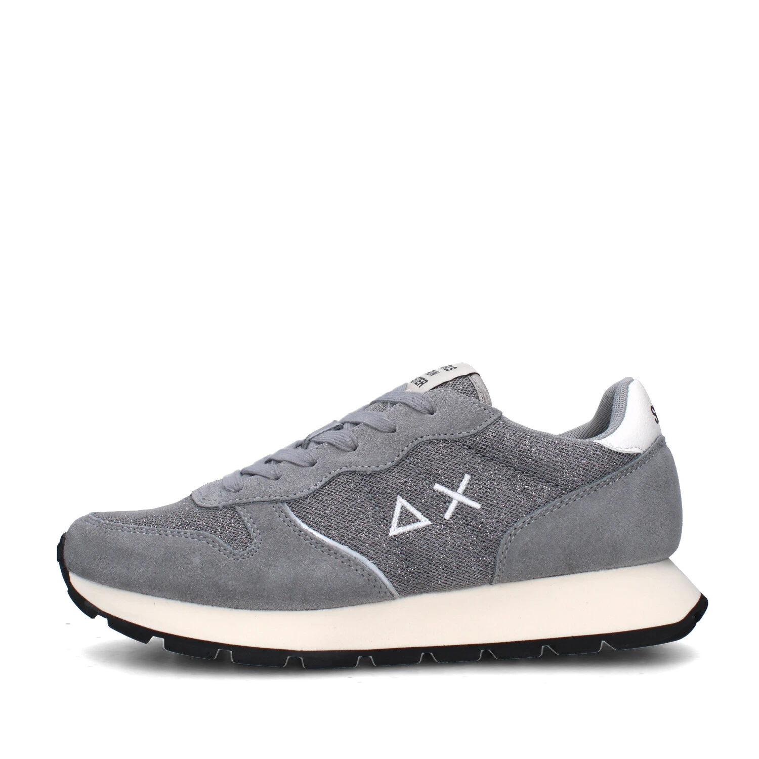 SNEAKERS BASSE ALLY GLITTER TEXTILE Z45204 DONNA GRIGIO