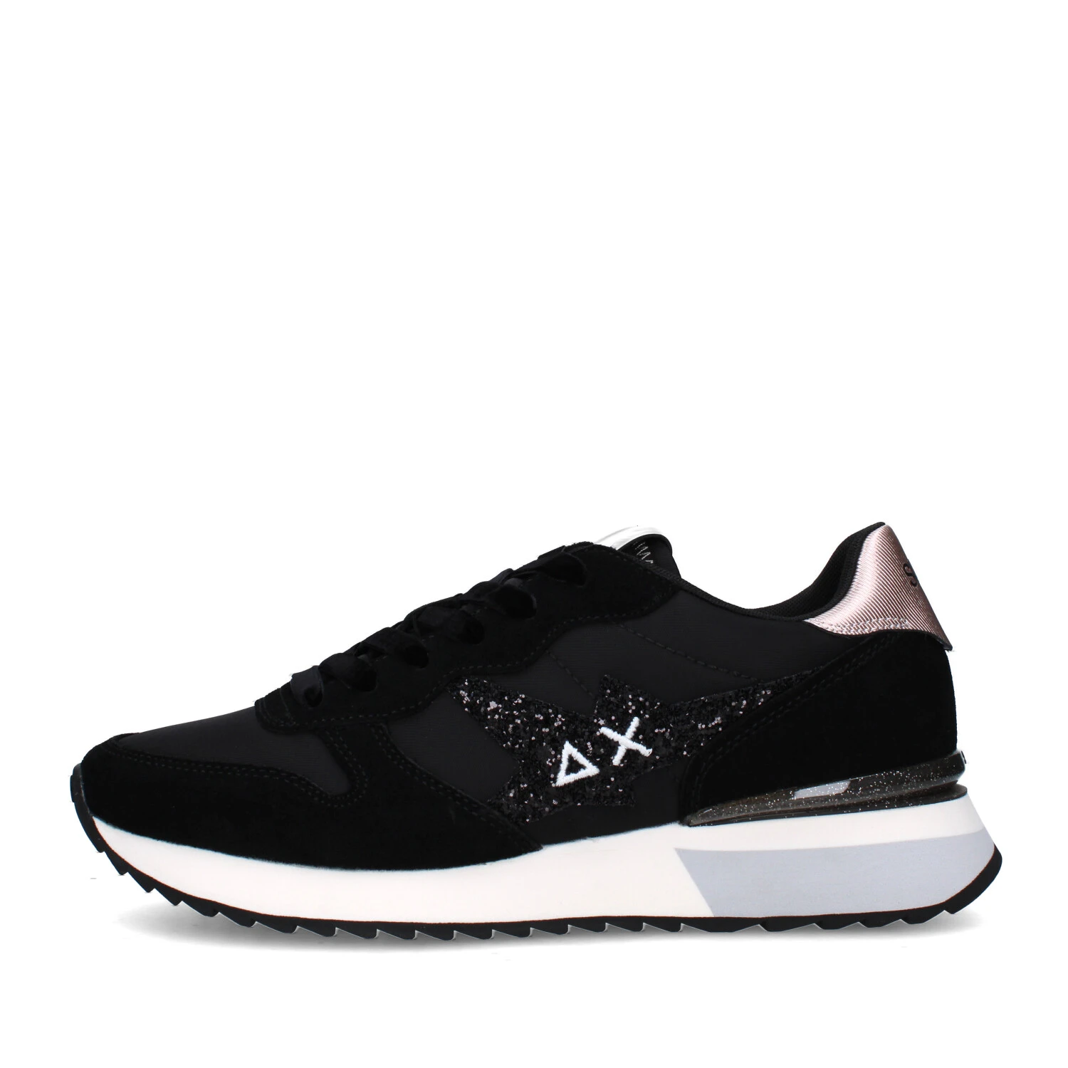 SNEAKERS BASSE STARGIRL GLITTER LOGO Z45217 DONNA NERO