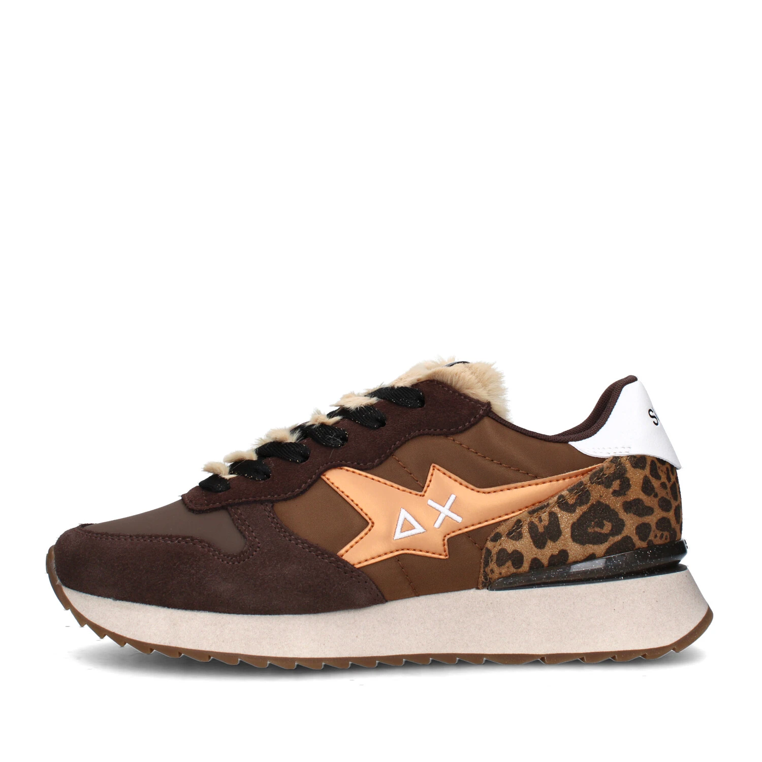 SNEAKERS BASSE STARGIRL ANIMAL Z45218 DONNA MARRONE