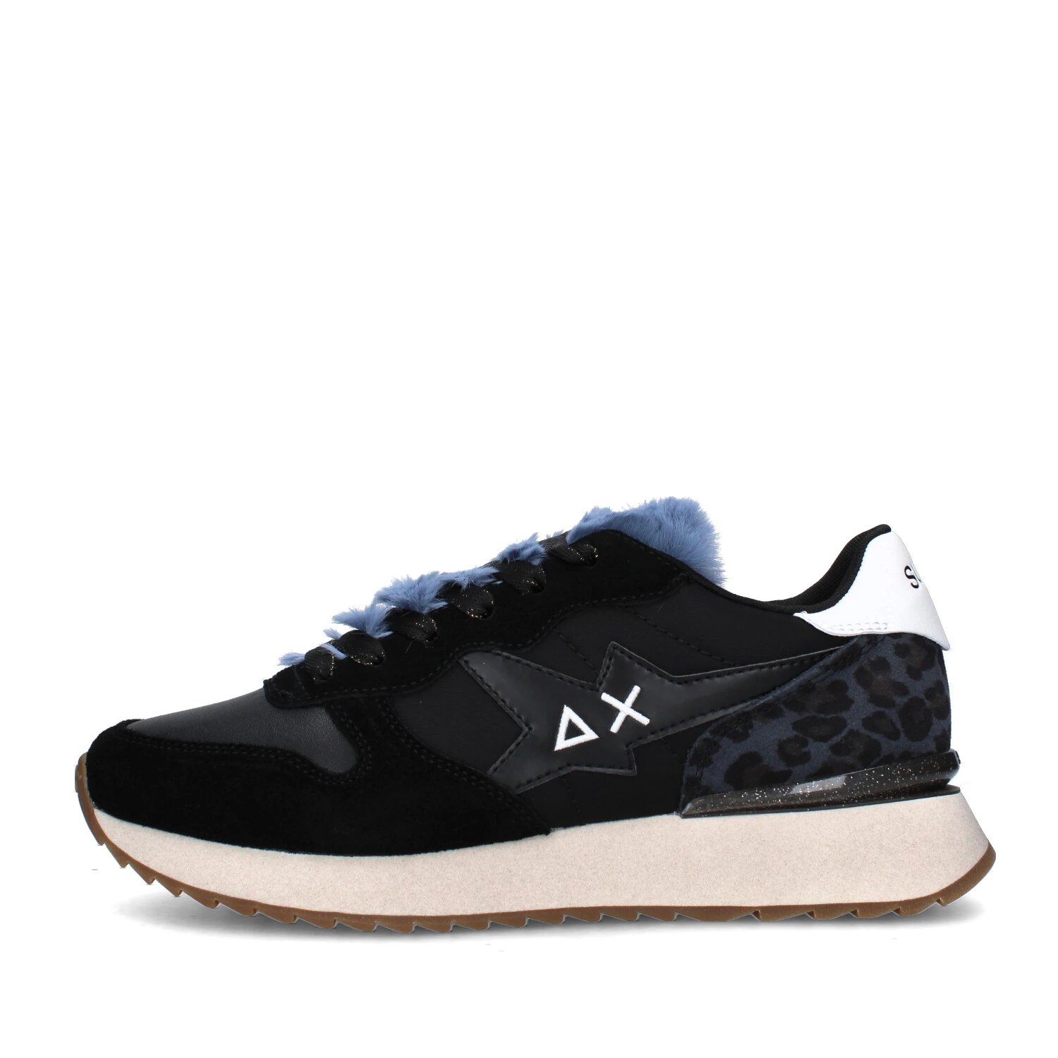 Baskets SUN68 Pour Enfant - Bleu Marine, Fermeture Scratch, Semelle EVA Et Caoutchouc - 5