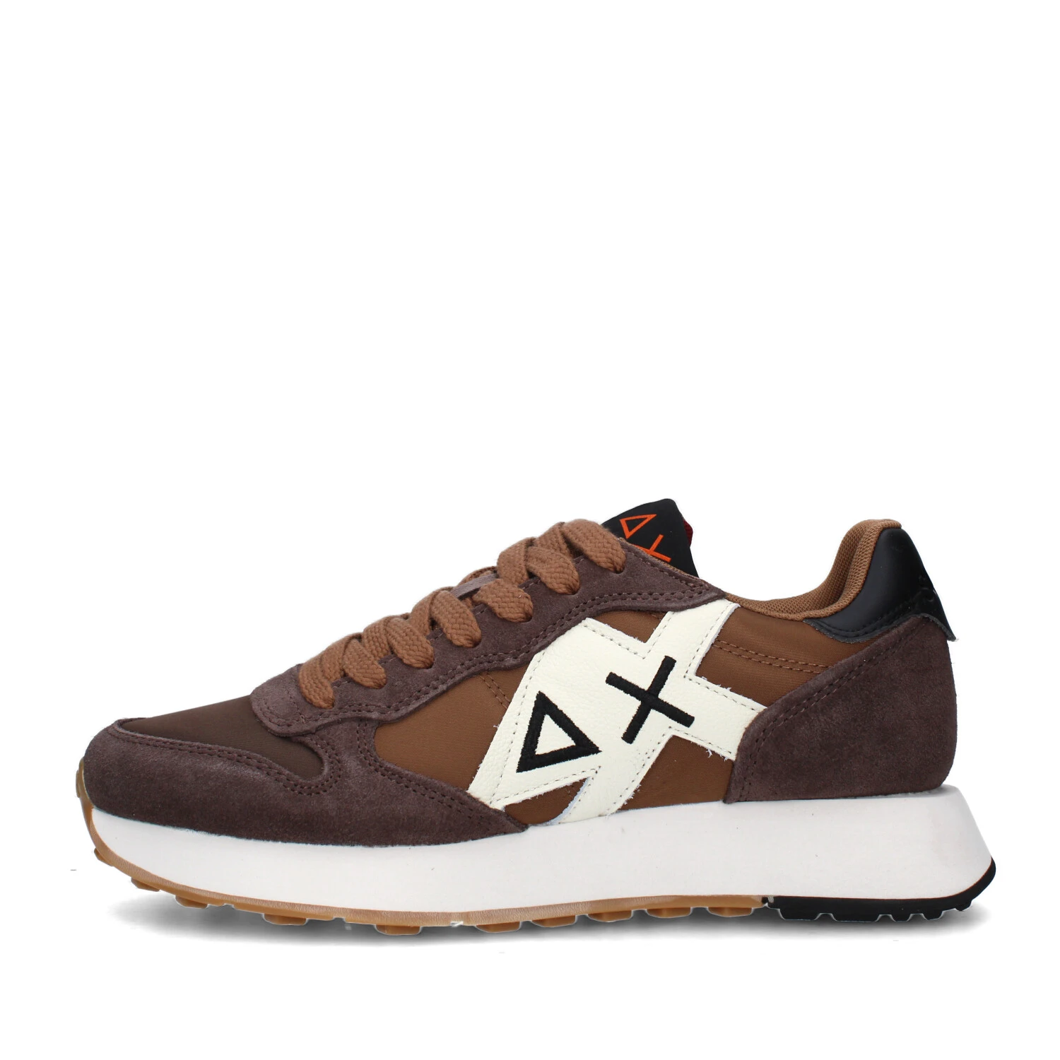 SNEAKERS BASSE JAKI BICOLOR Z45114 UOMO MARRONE