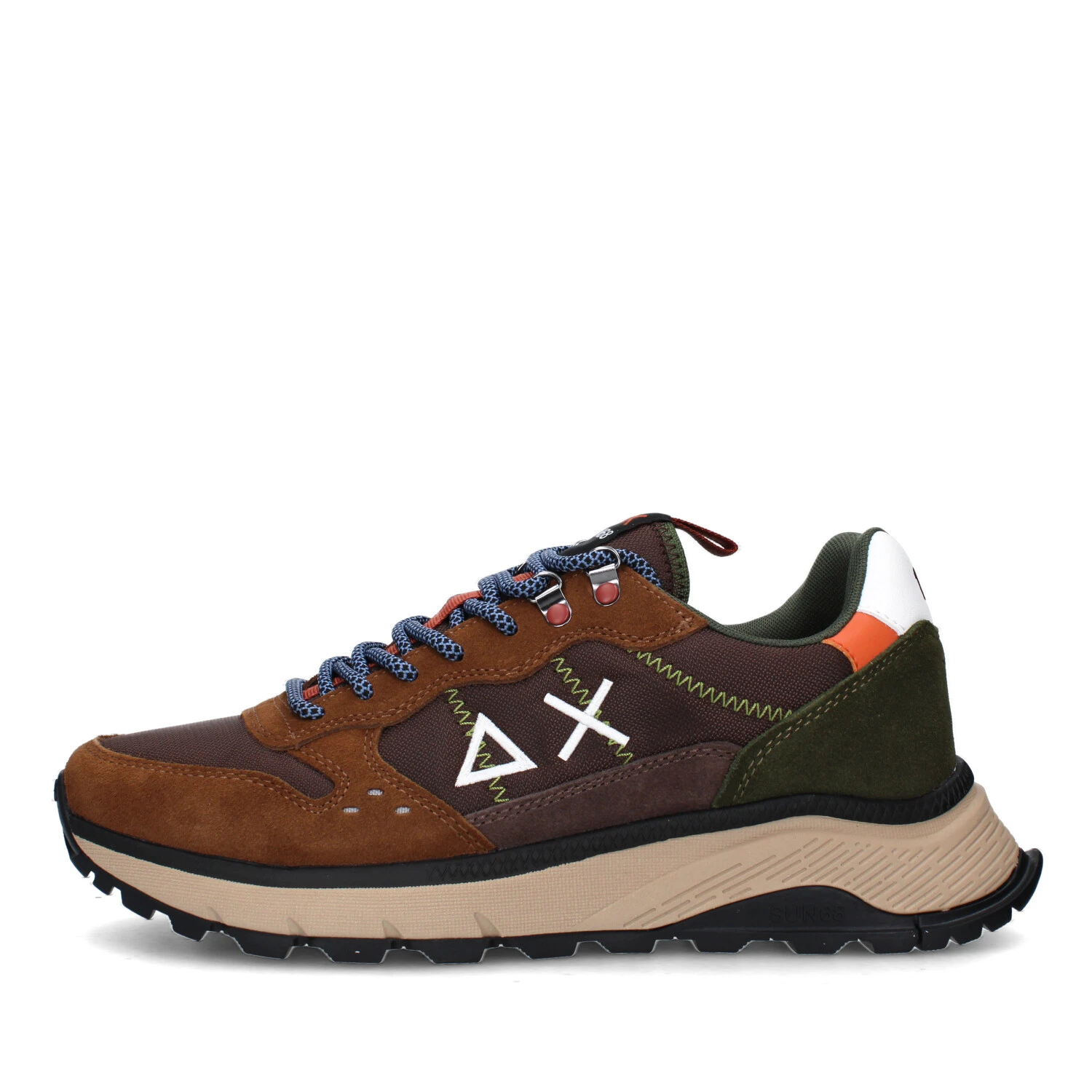 SNEAKERS BASSE FIRE & CAMPING Z45130 UOMO MARRONE