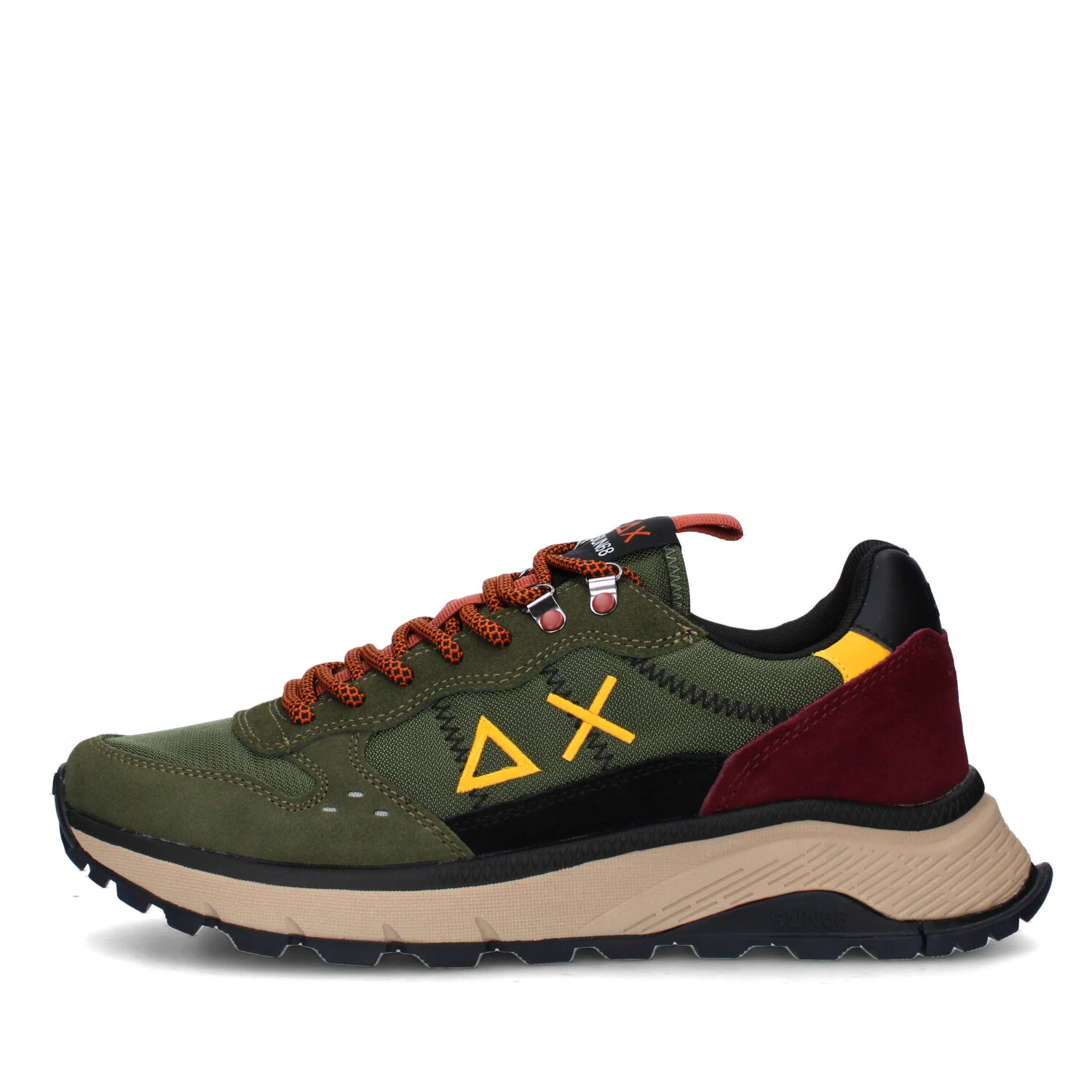 SNEAKERS BASSE FIRE & CAMPING Z45130 UOMO VERDE