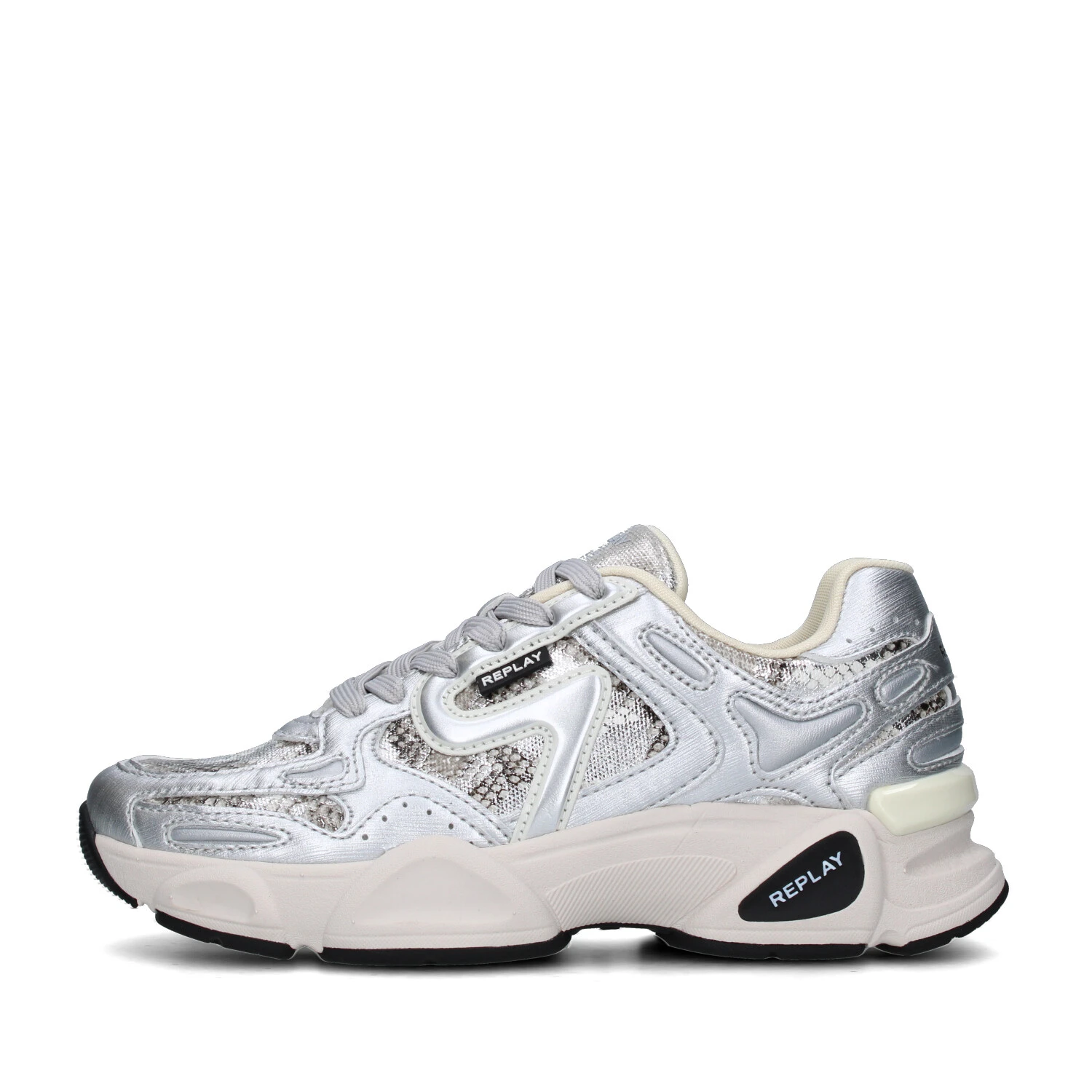 SNEAKERS BASSE RS9N0014S DONNA ARGENTO