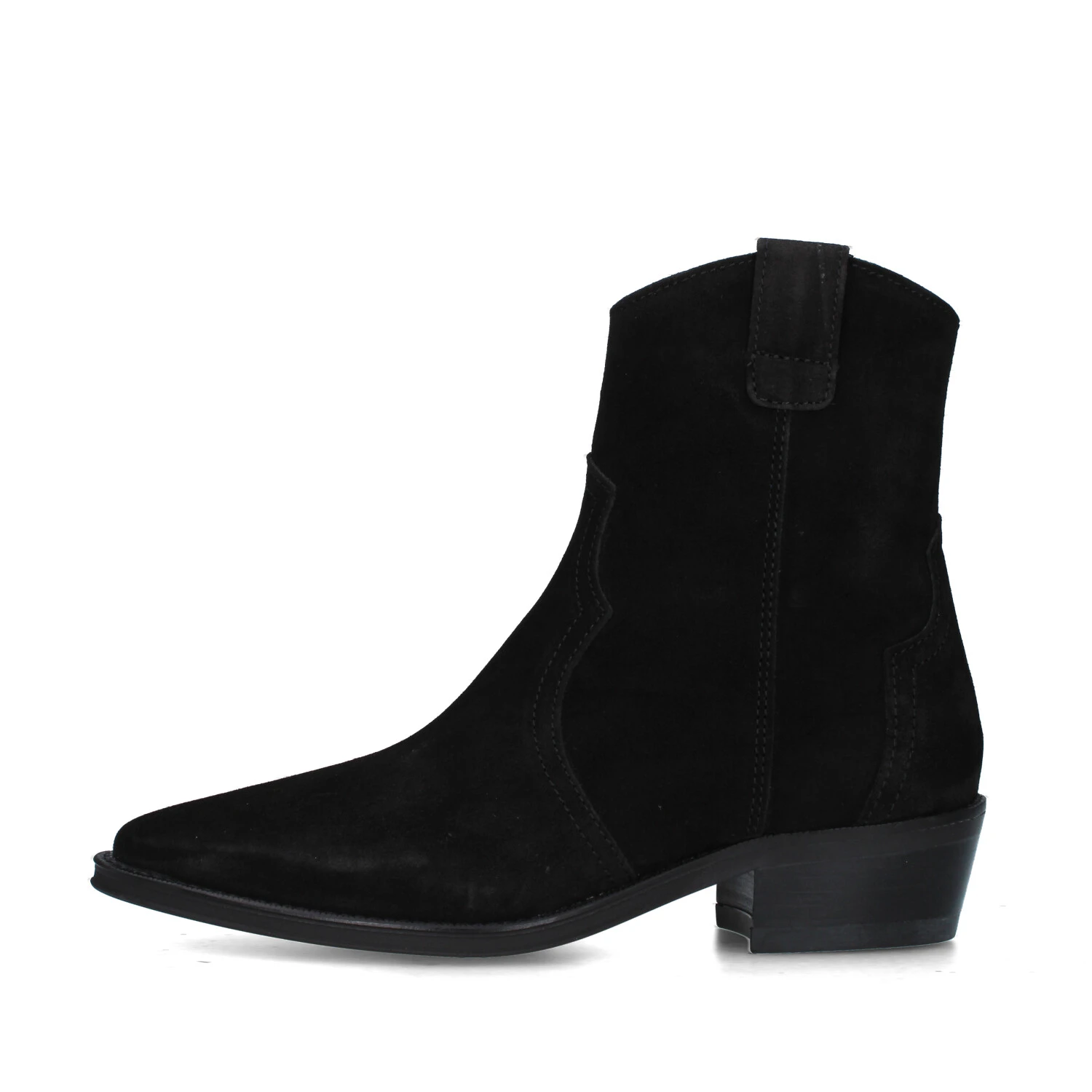 STIVALETTI TACCO BASSO 2548 DONNA NERO