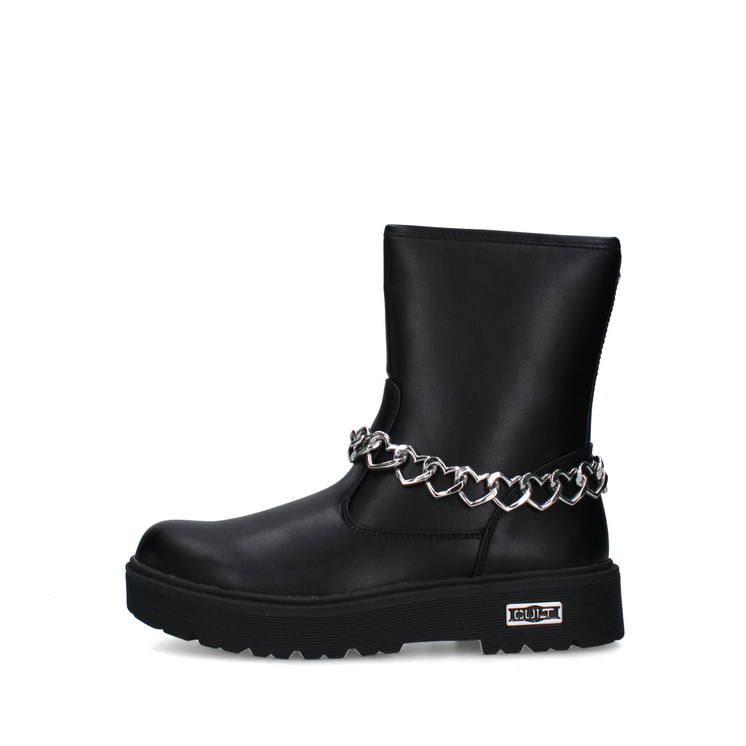 STIVALETTI TACCO BASSO T-450 BAMBINA NERO