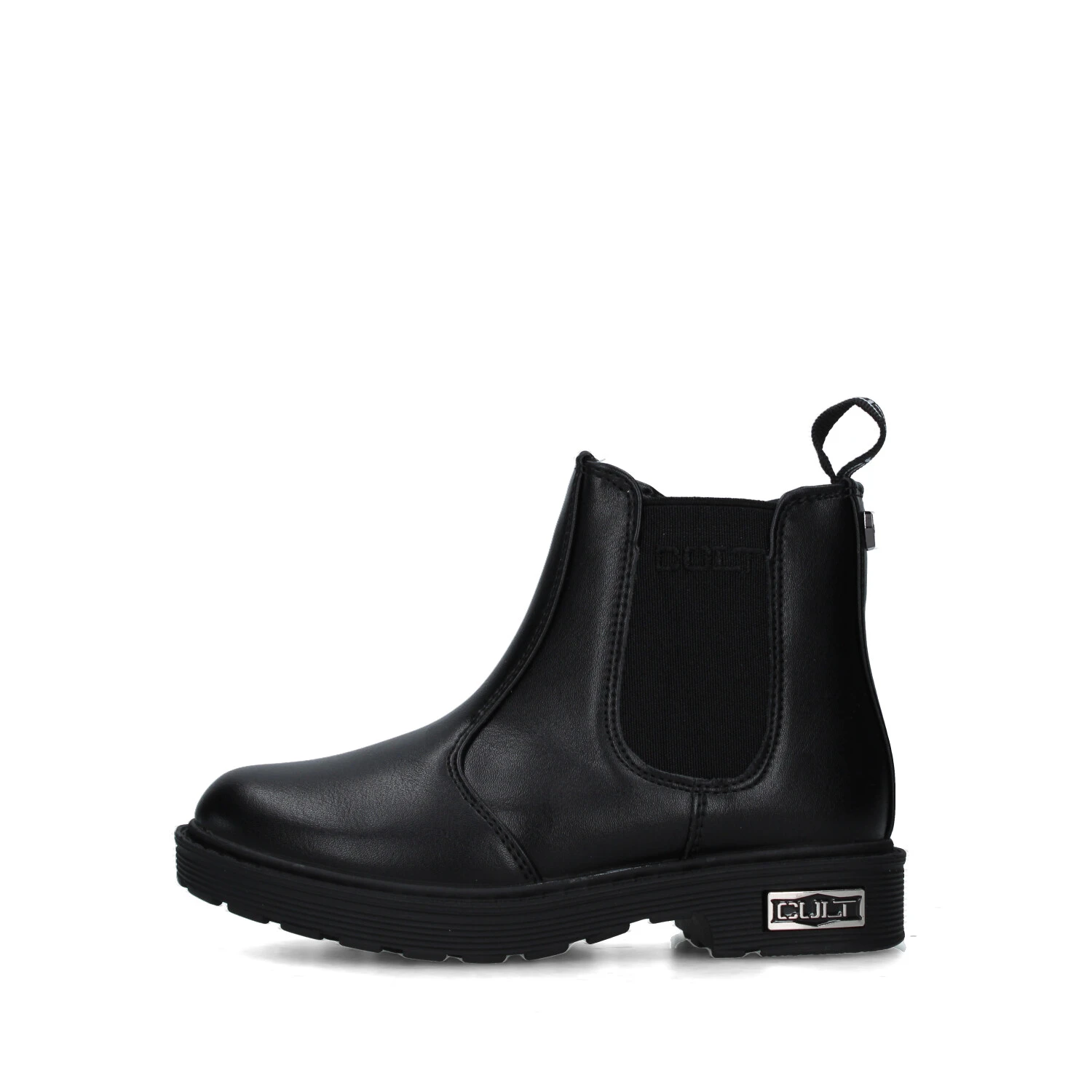 STIVALETTI TACCO BASSO T-394 BAMBINA NERO