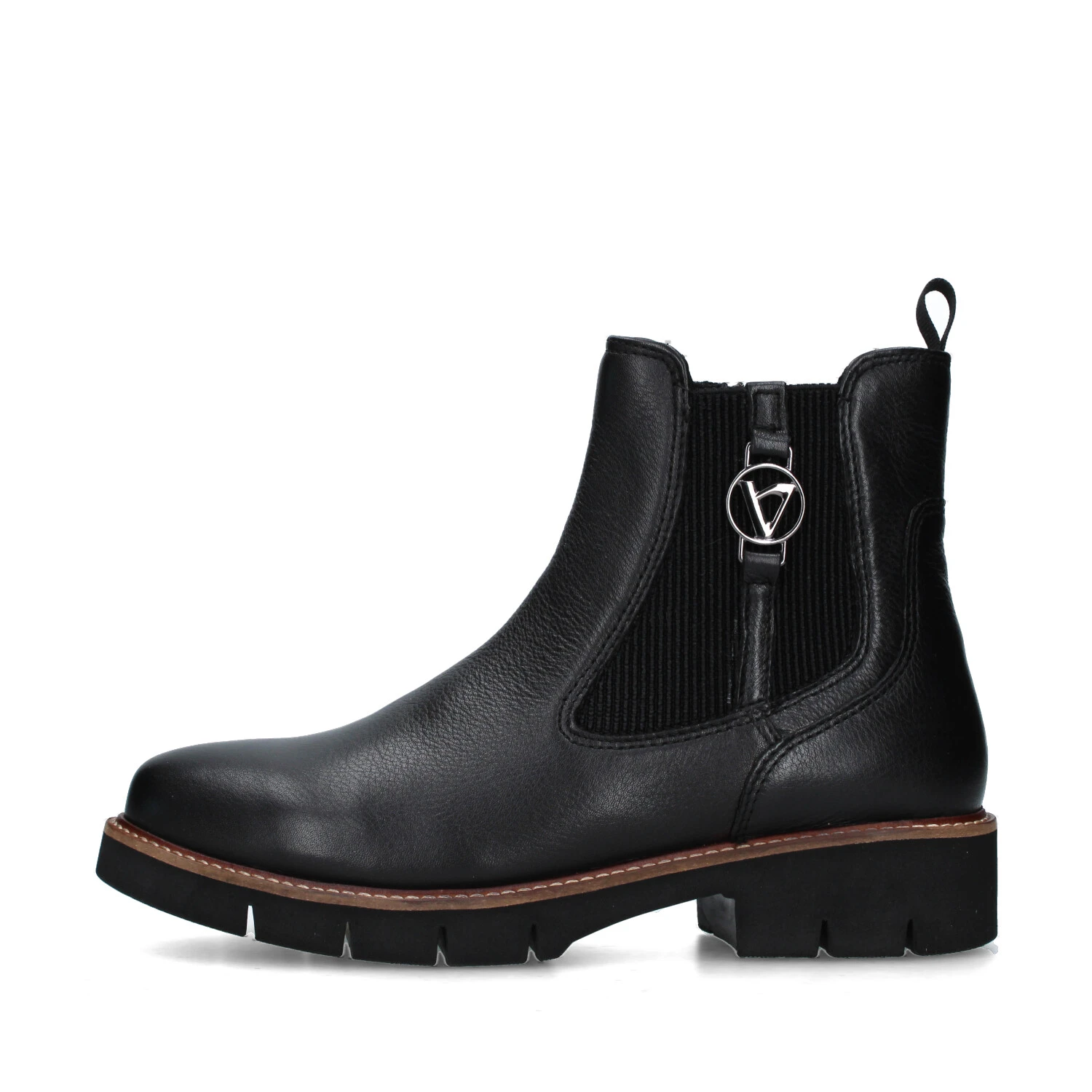 STIVALETTI TACCO BASSO 17182 DONNA NERO