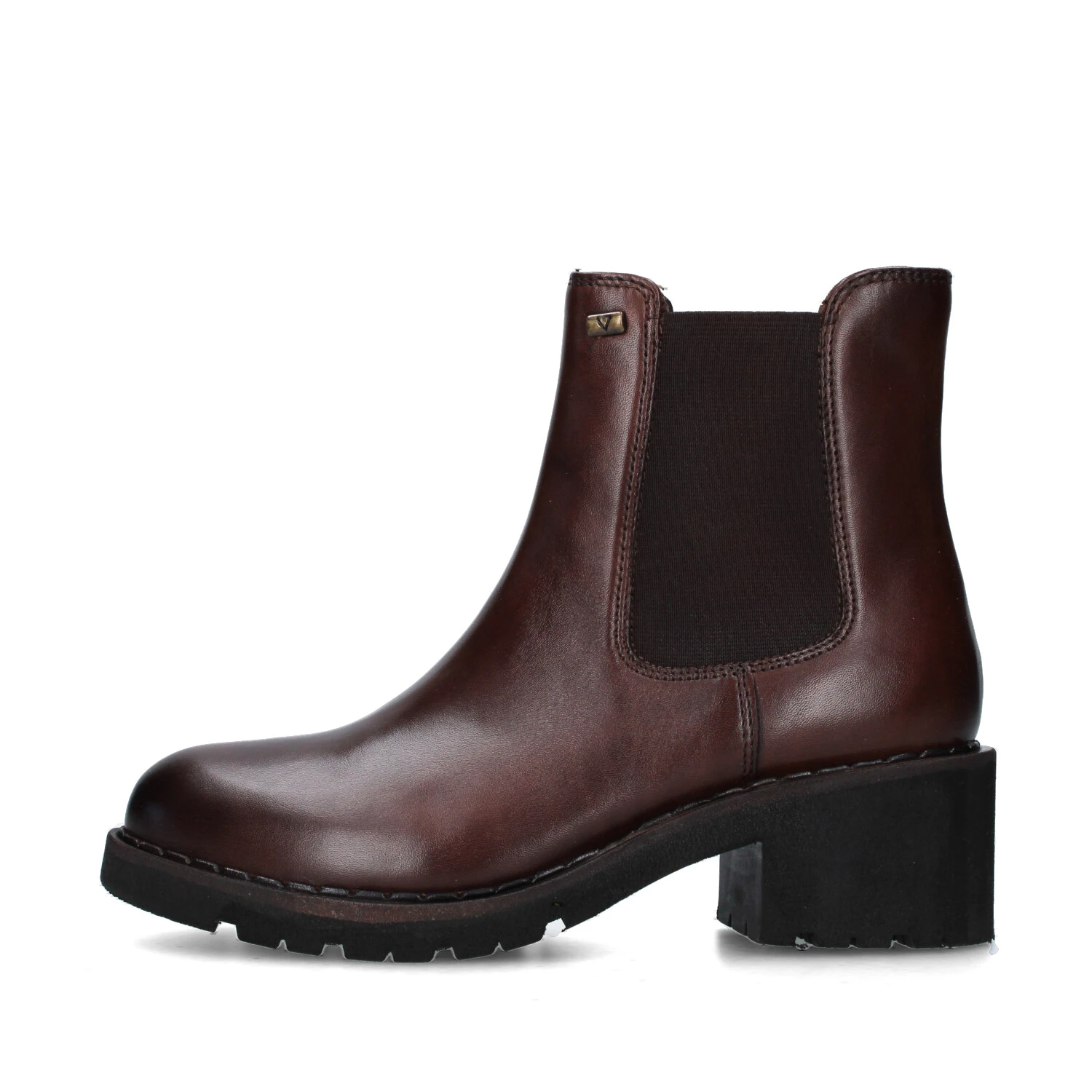 STIVALETTI TACCO BASSO 17121 DONNA MARRONE