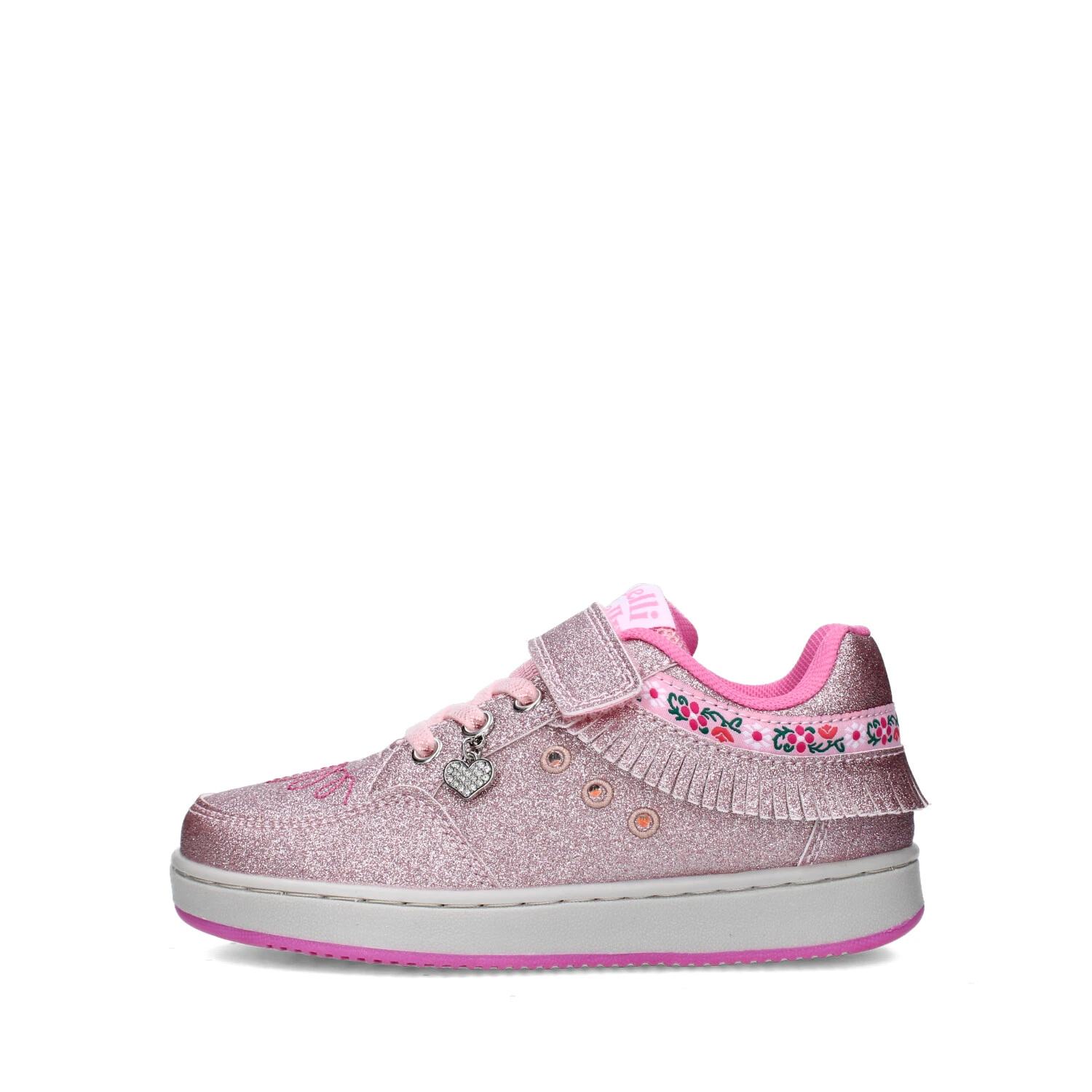 SNEAKERS BASSE FRANGETTA MIX BAMBINA ROSA