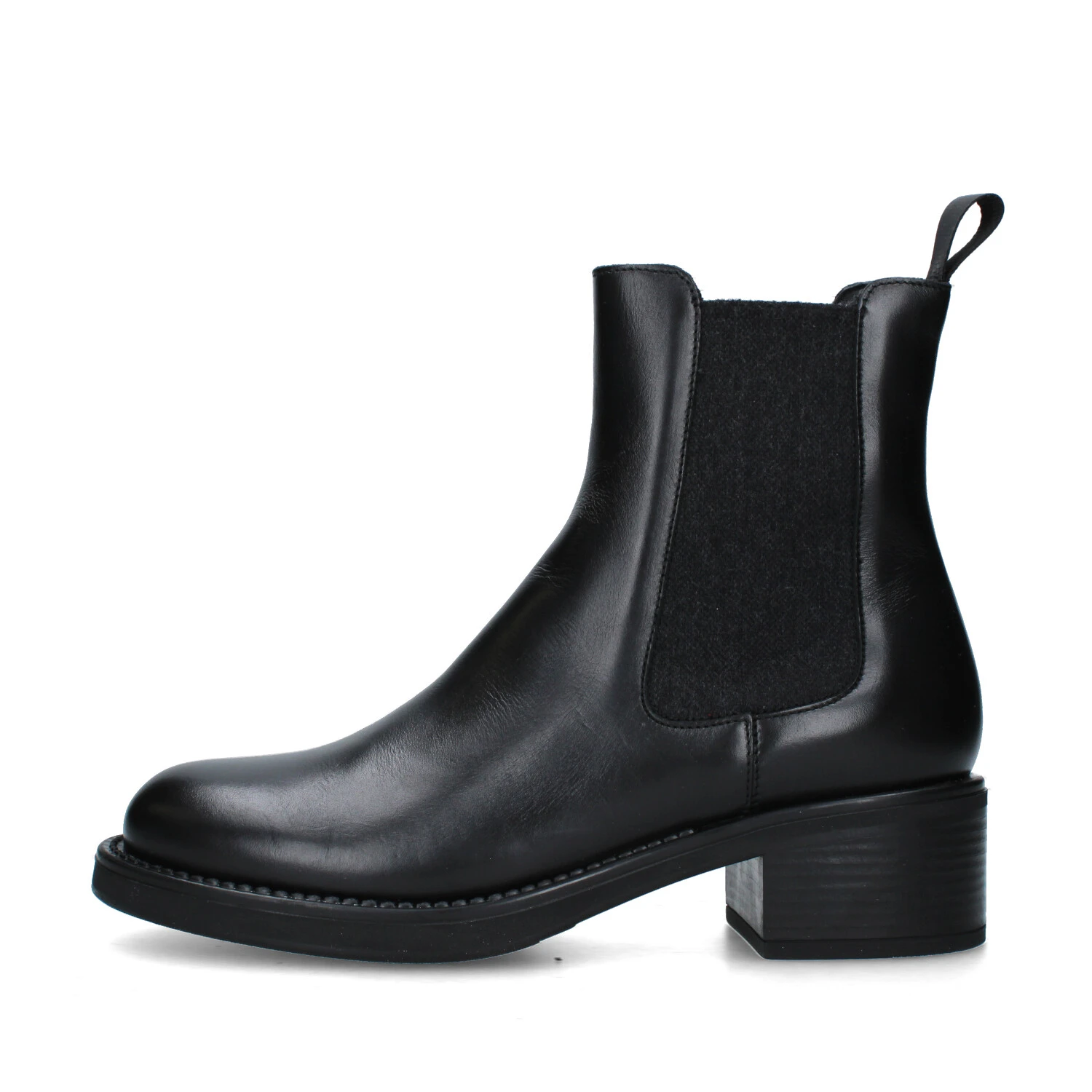 STIVALETTI TACCO BASSO 82L5 DONNA NERO