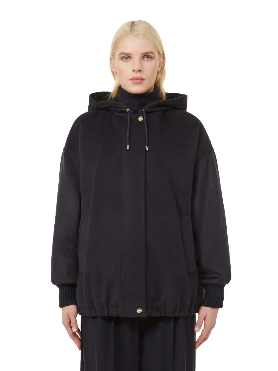 CAPPOTTO CORTO CON INTERNO TRAPUNTATO RIMOVIBILE DONNA BLU