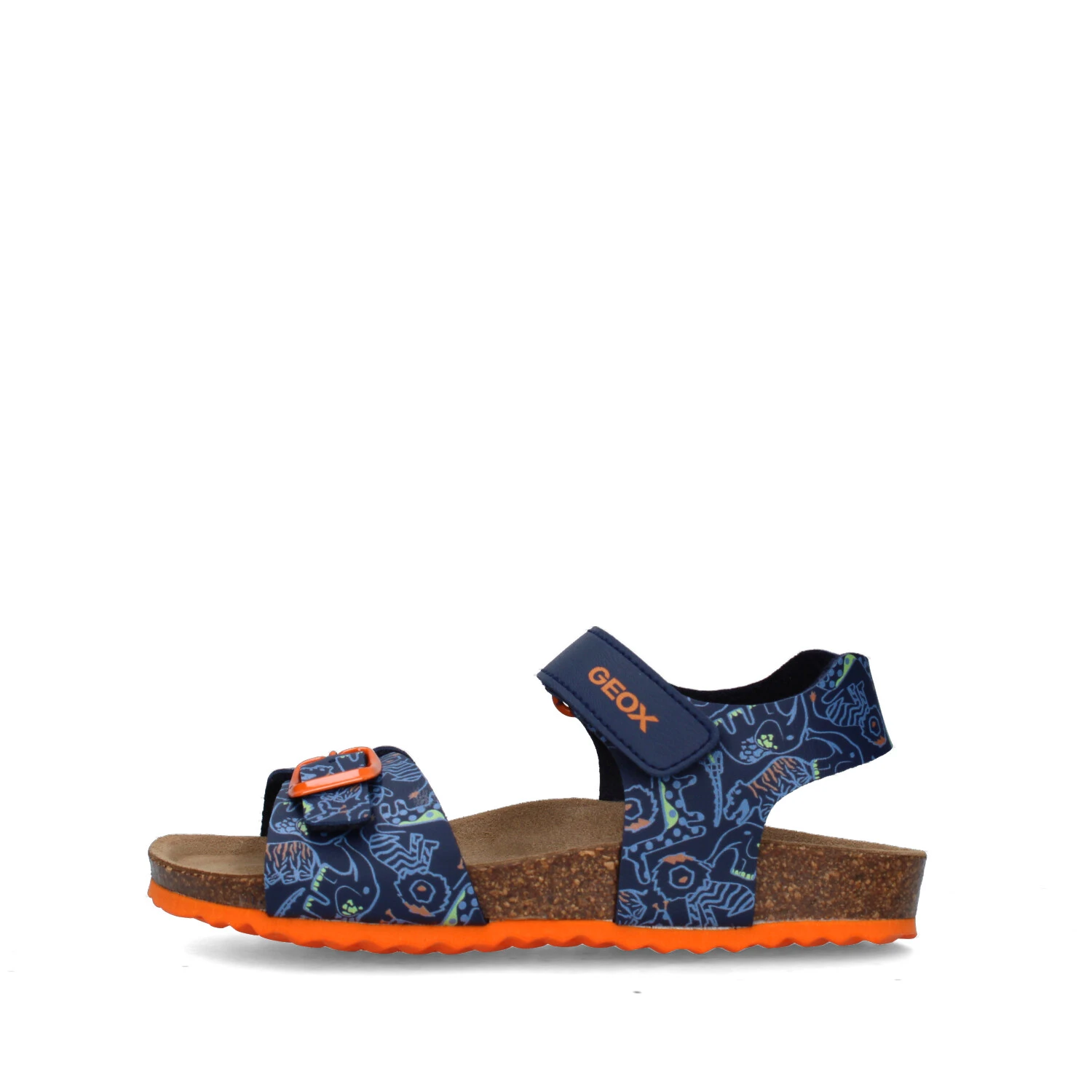 SANDALI BASSI J028LB06A54 GHITA BAMBINO BLU