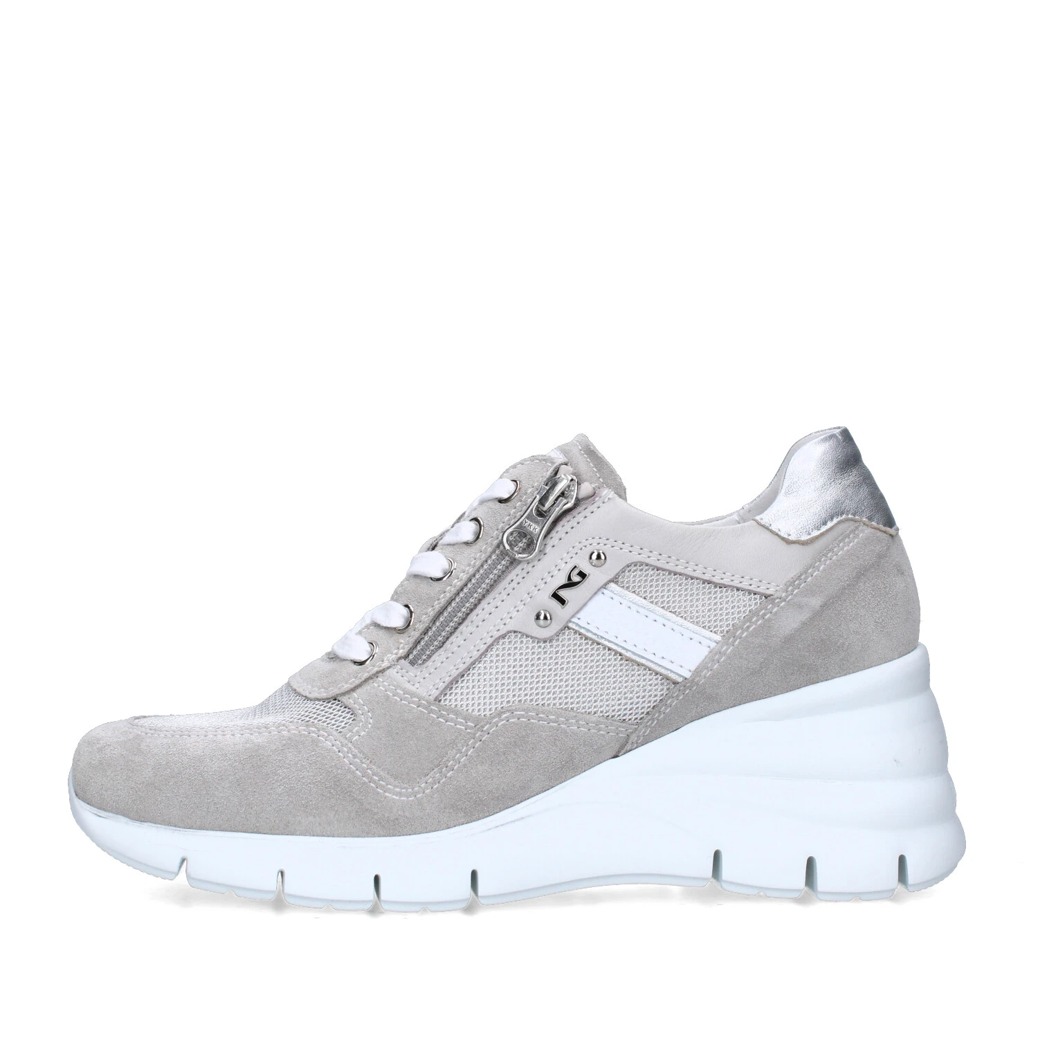 SNEAKERS PLATFORM E306462D DONNA BEIGE