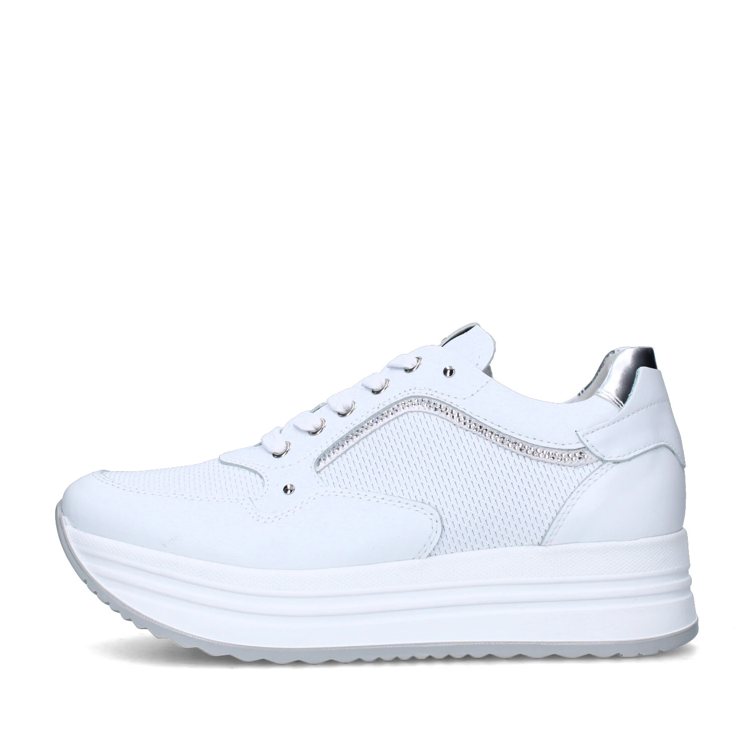 SNEAKERS PLATFORM E409813D DONNA BIANCO