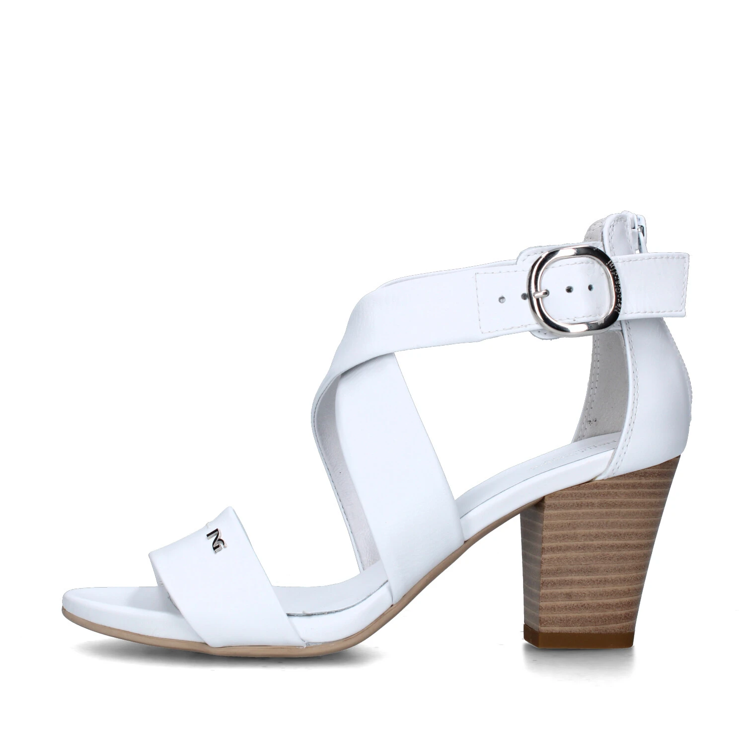 SANDALI TACCO ALTO E410380D DONNA BIANCO