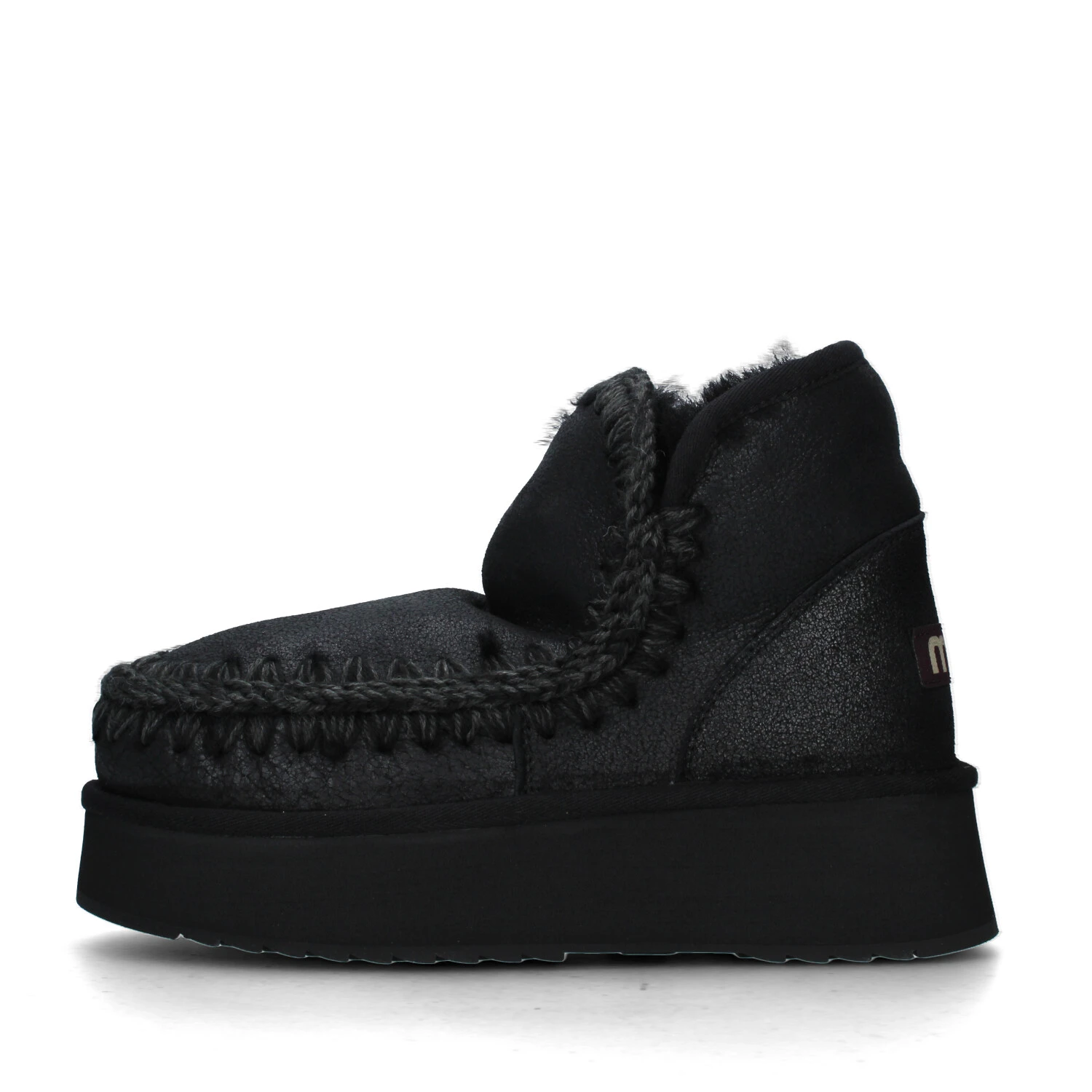STIVALETTI TACCO BASSO FW681000B DONNA NERO