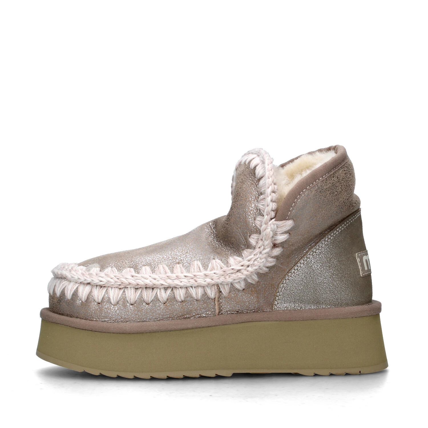 STIVALETTI TACCO BASSO FW681000B DONNA ARGENTO