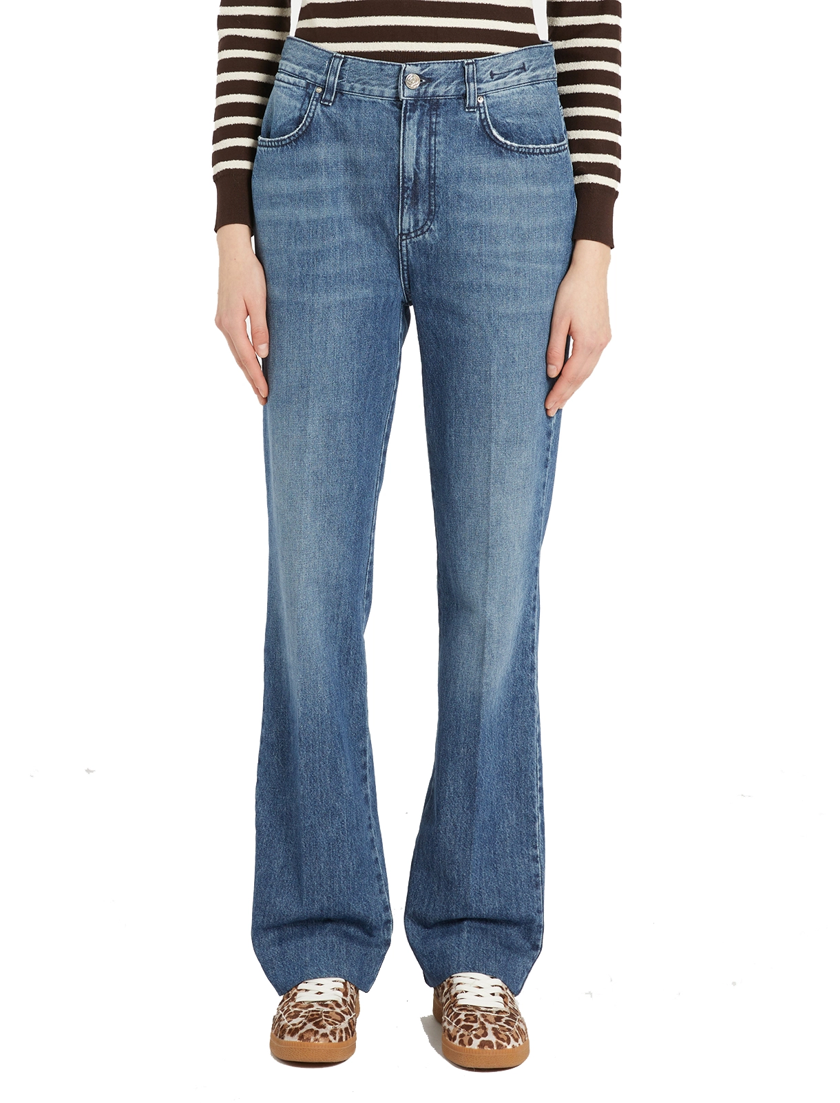 JEANS PALAZZO WLEG1 DONNA BLU