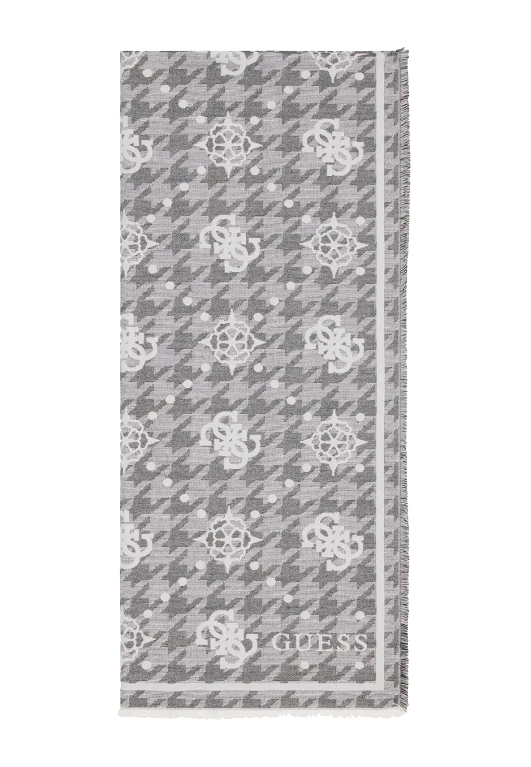 STOLA CON STAMPA MONOGRAM DONNA NERO