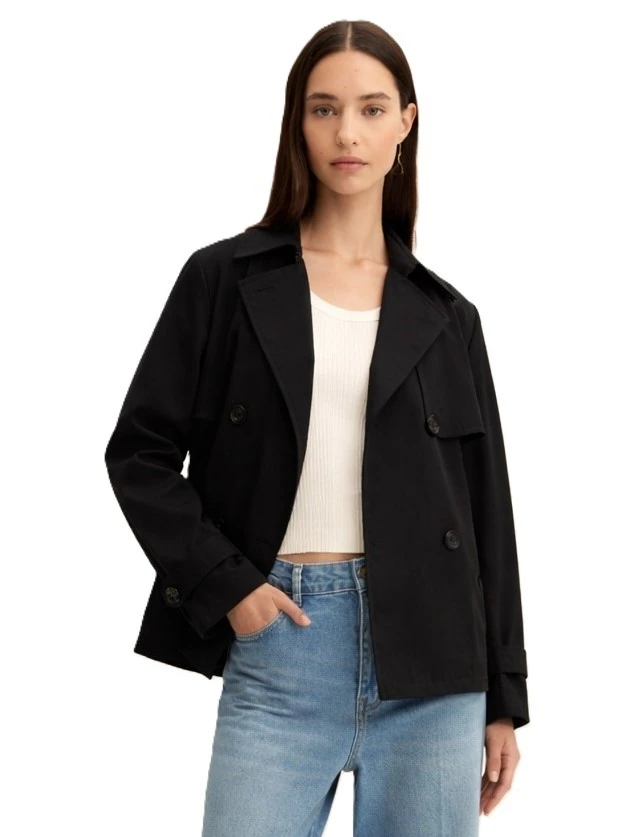 GIACCA IMPERMEABILE ANTIGOCCIA DONNA NERO