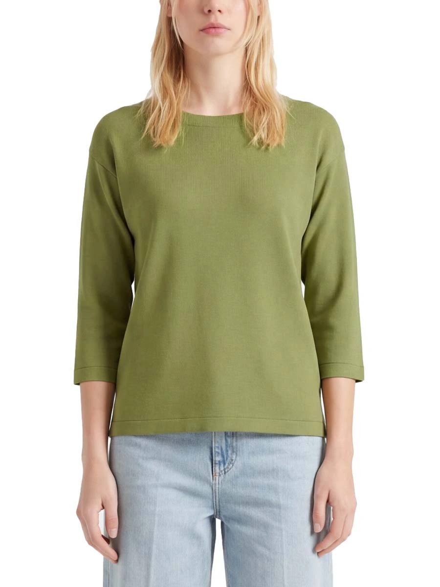BLUSA IN VISCOSA CONFORTEVOLE DONNA VERDE