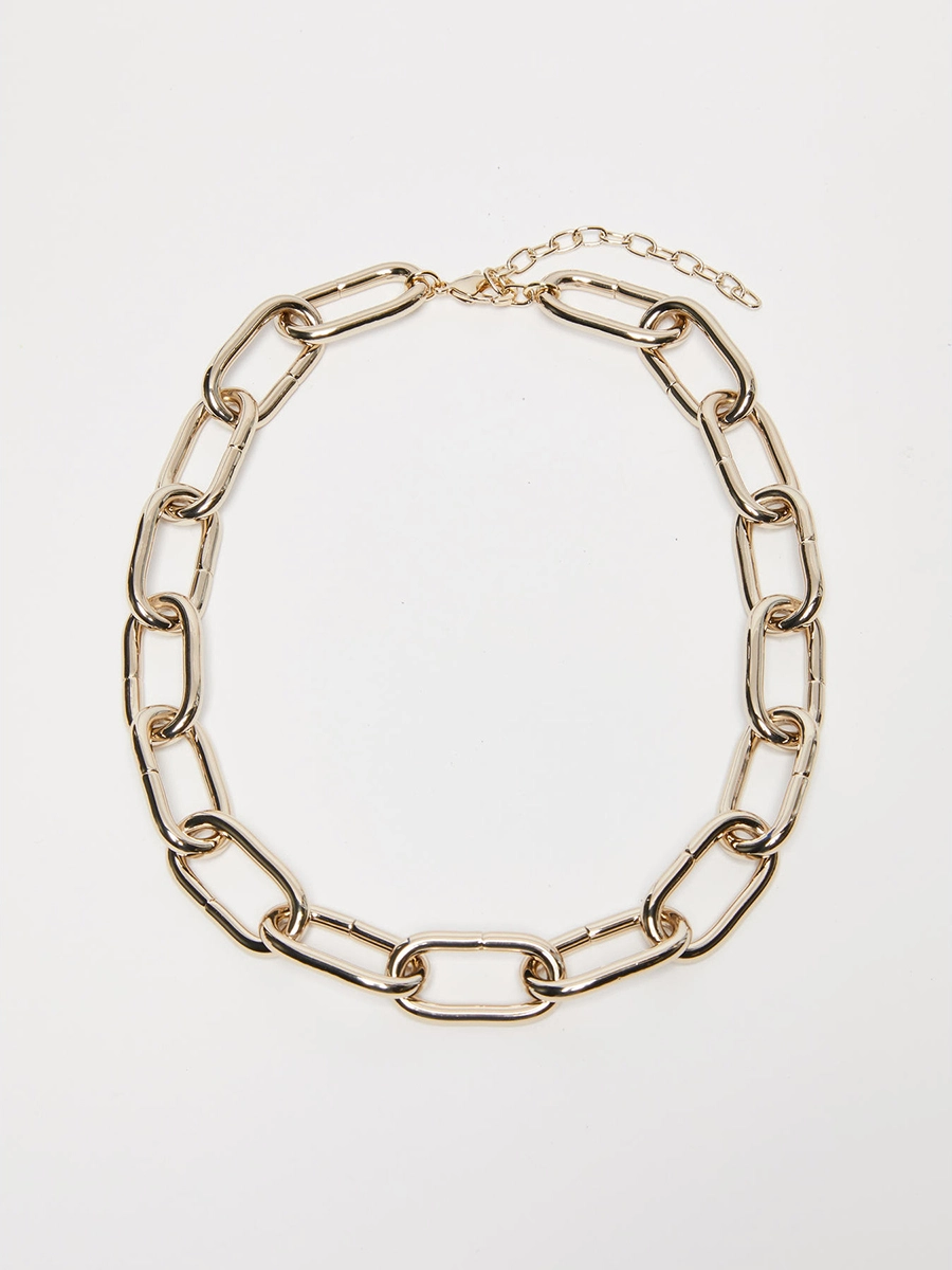 COLLANA CON MAGLIE RETTANGOLARI DONNA ORO