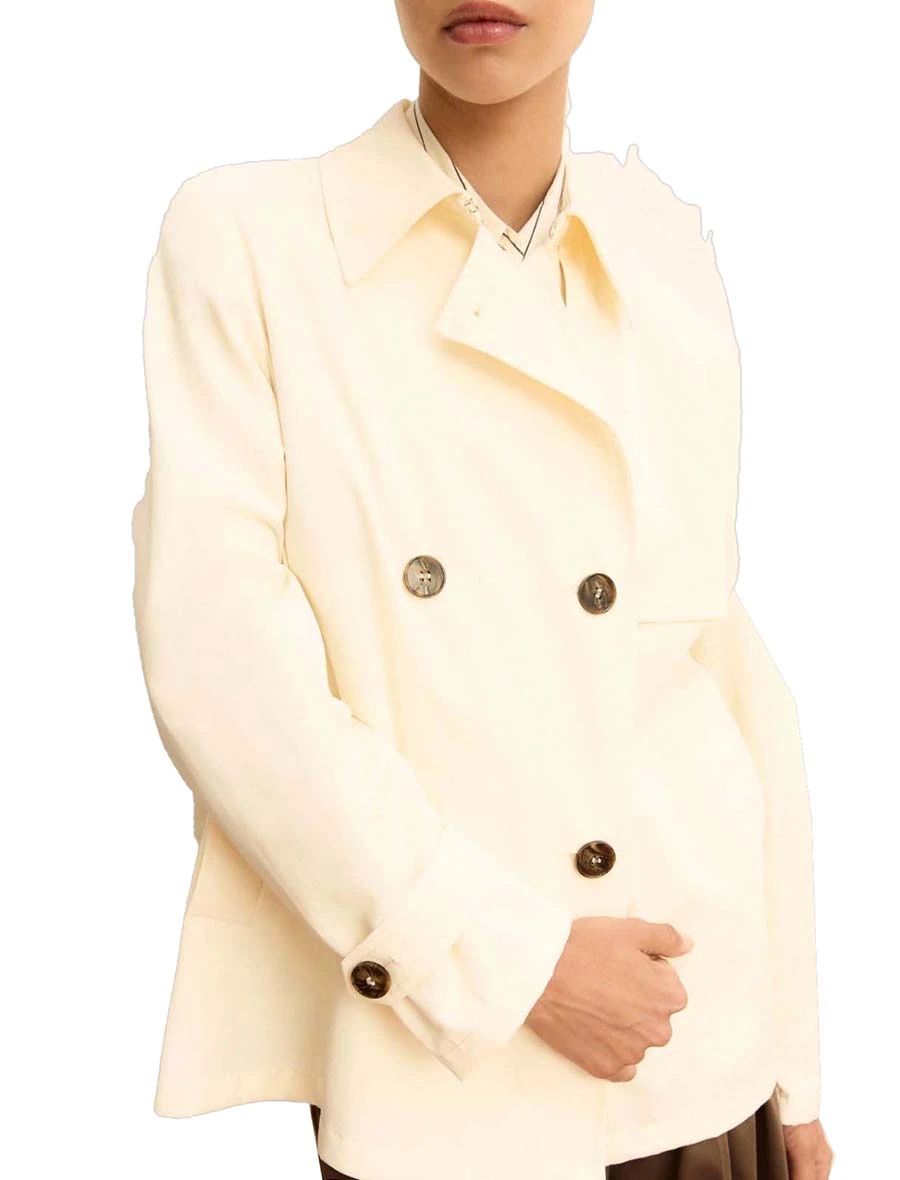 GIACCA IMPERMEABILE ANTIGOCCIA DONNA BIANCO