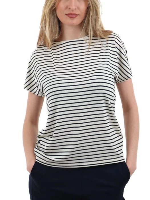 T-SHIRT MANICA CORTA A KIMONO DONNA BIANCO RIGA