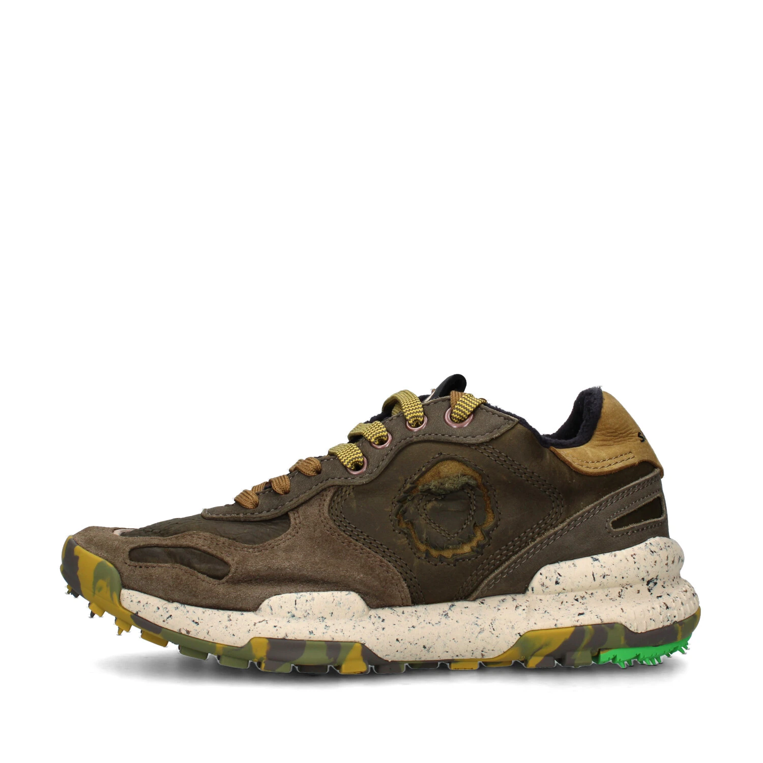 SNEAKERS BASSE CHACRONA-PULL-UP UOMO VERDE