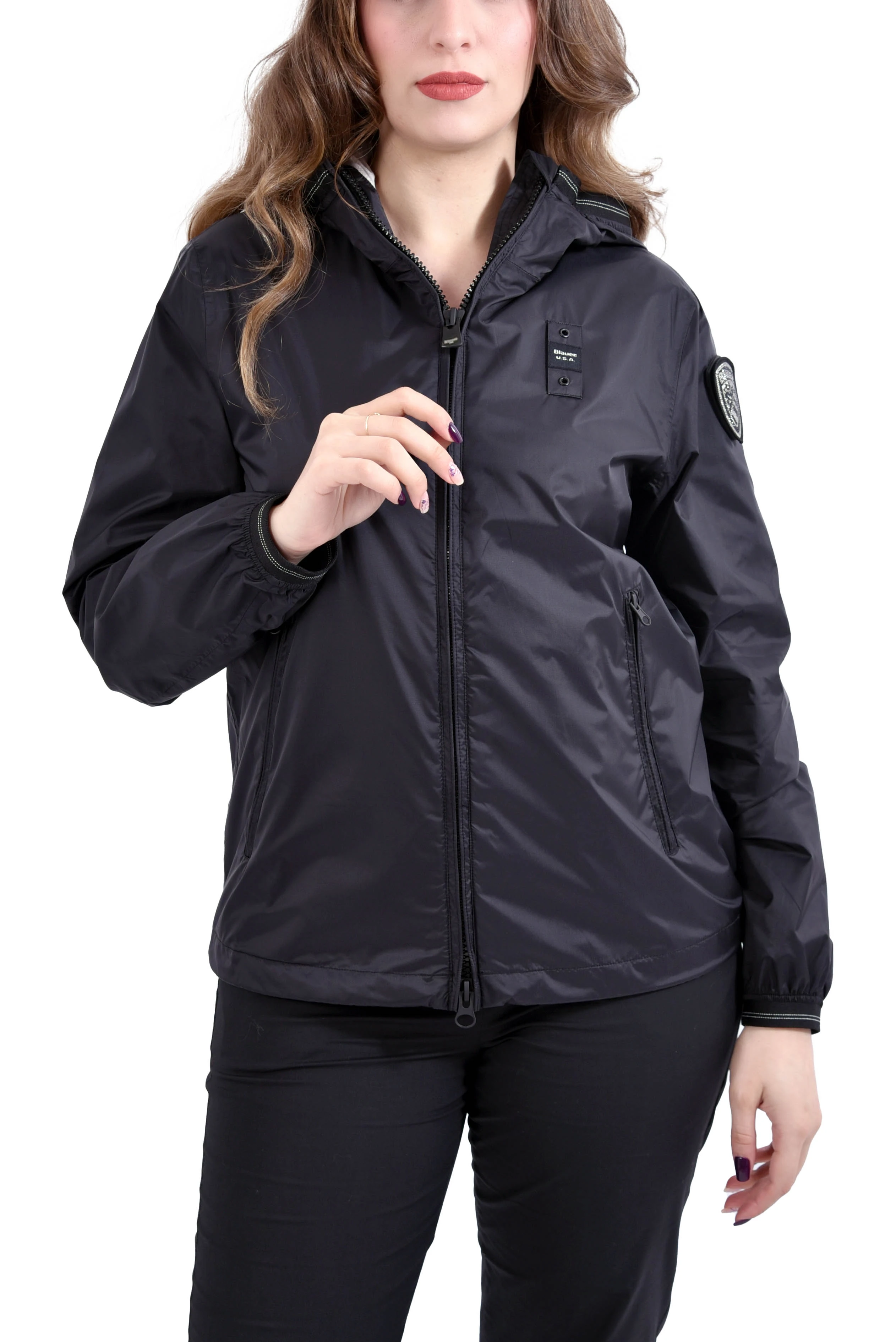 GIACCA CORTA ANTIVENTO E ANTIPIOGGIA TERMOSALDATA DONNA NERO