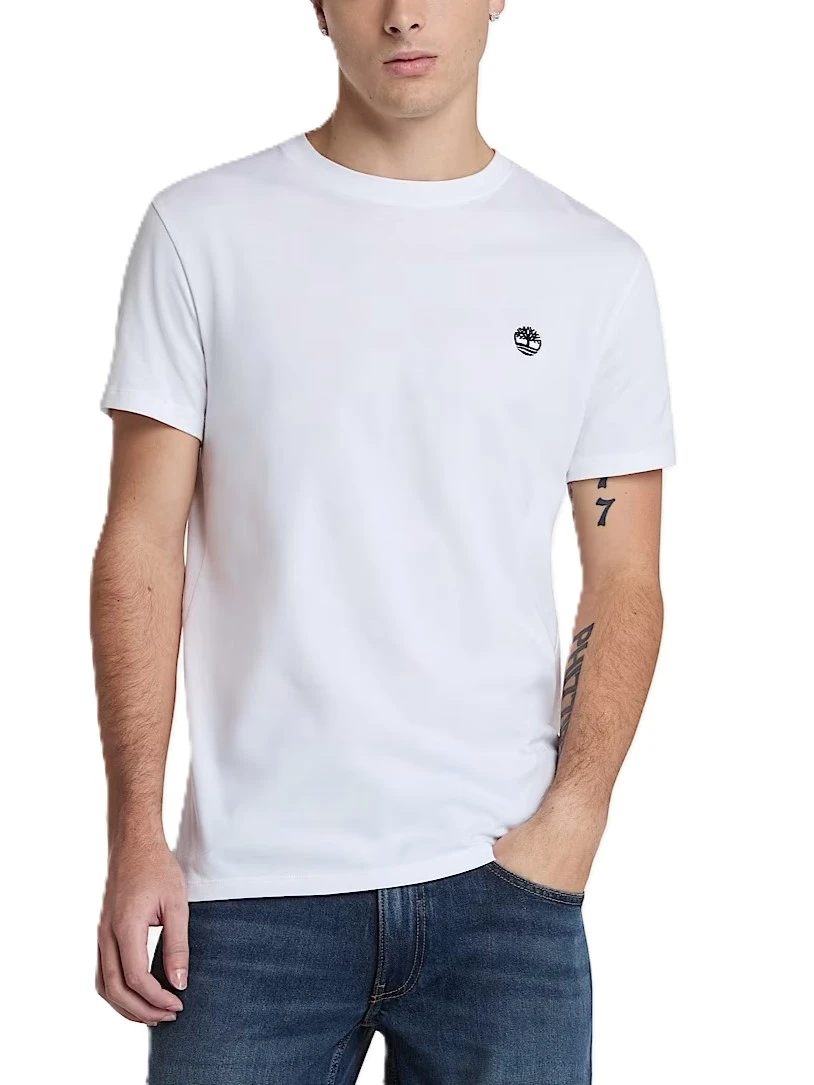 T-SHIRT IN JERSEY DI COTONE BIOLOGICO UOMO BIANCO