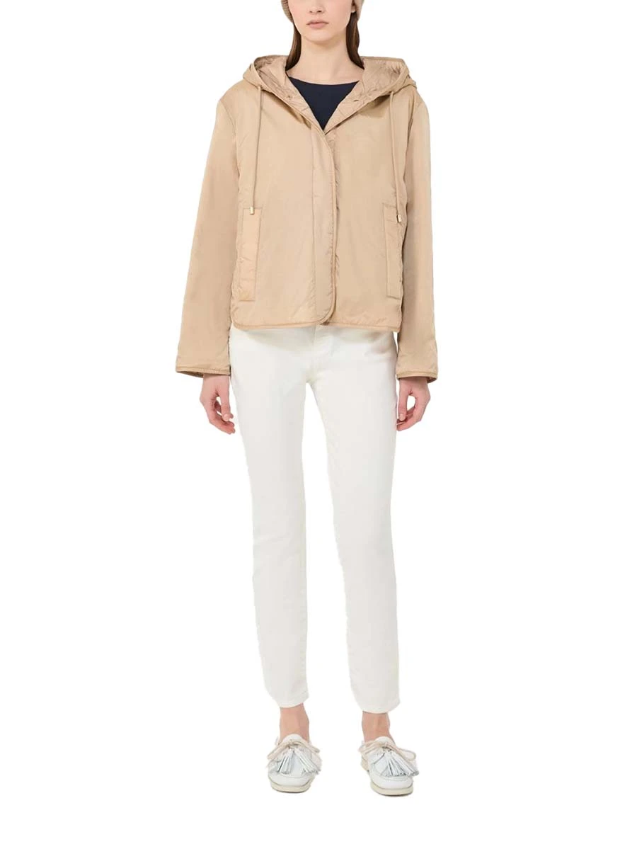 PIUMINO CORTO IMBOTTITO ANTIGOCCIA DONNA BEIGE