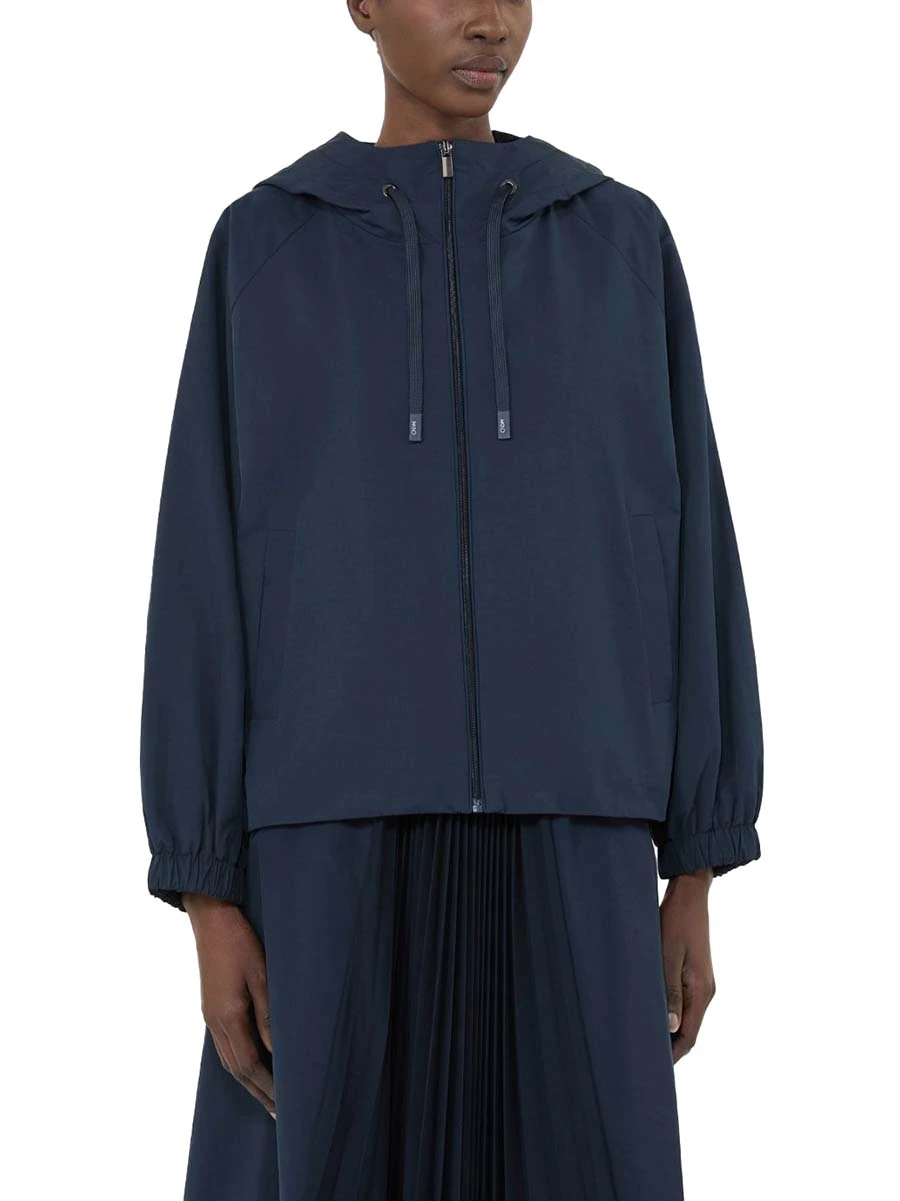 GIACCA CORTA ANTIVENTO DONNA BLU