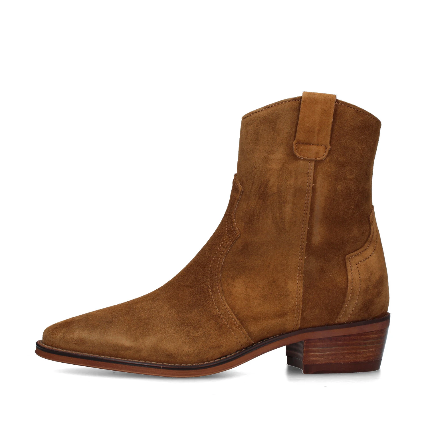 STIVALETTI TACCO BASSO 25481101 DONNA CUOIO