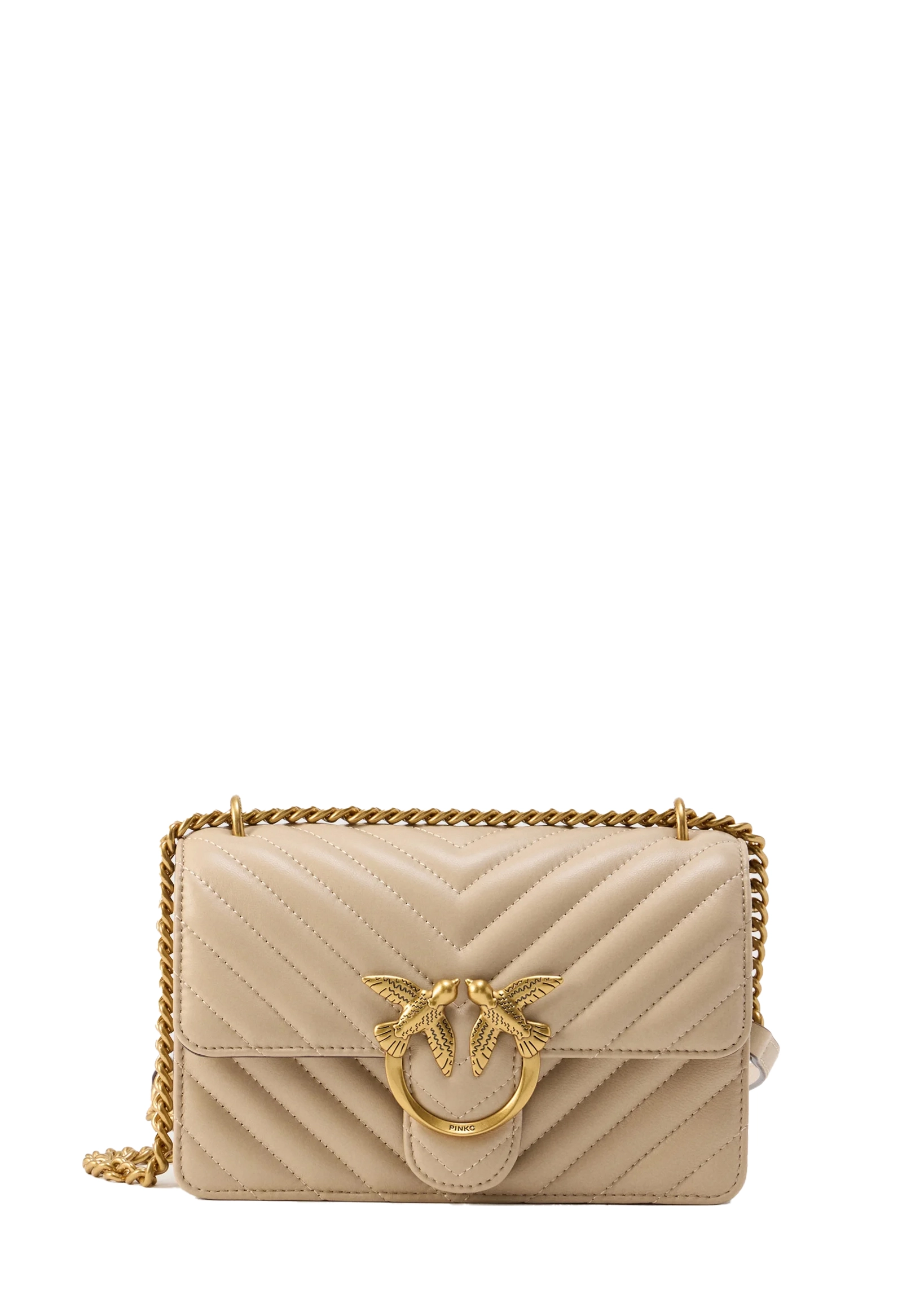 BORSA A TRACOLLA LOVE ONE MINI 100074A0GK DONNA BEIGE