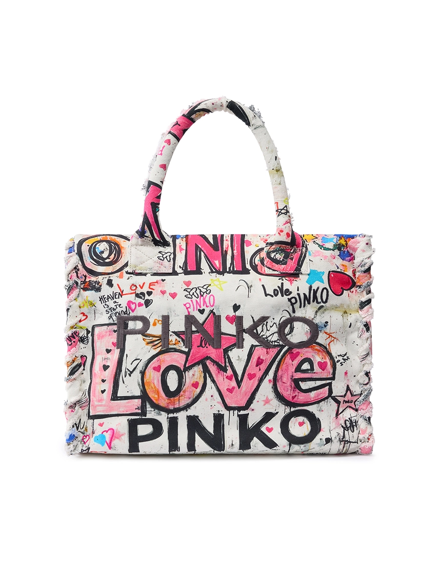 BORSA A MANO 106673A3B6 DONNA BIANCO